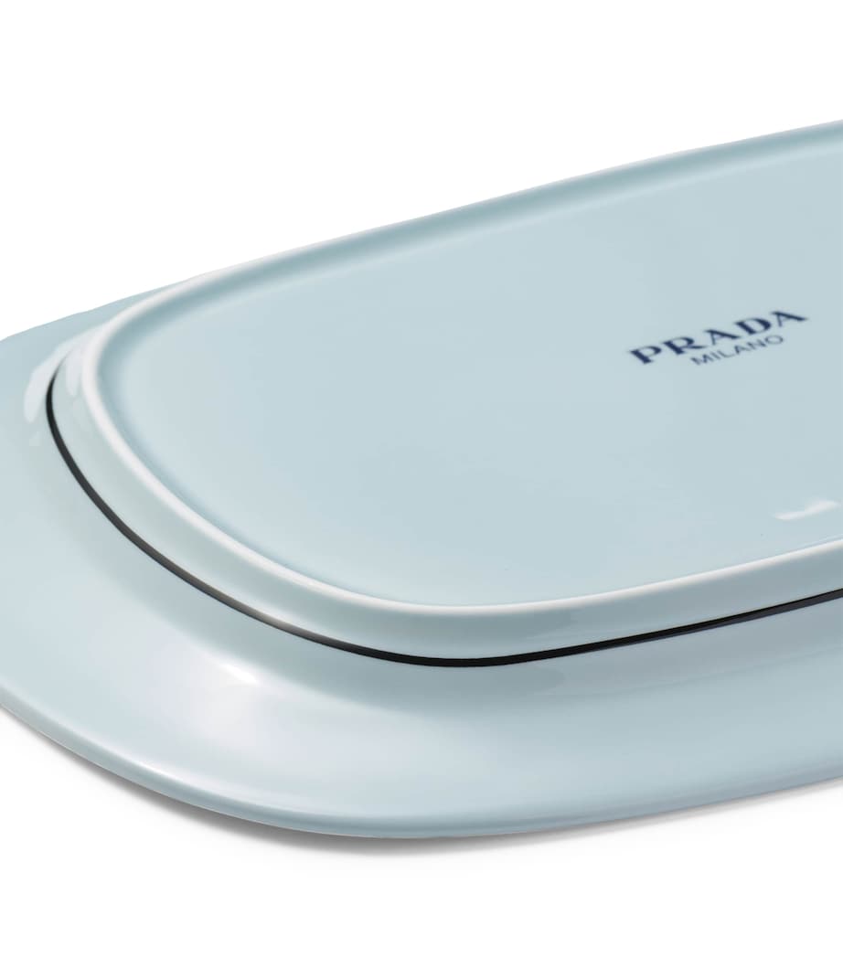 Prada Celadon Porcelain Tray (25cm) Image 4