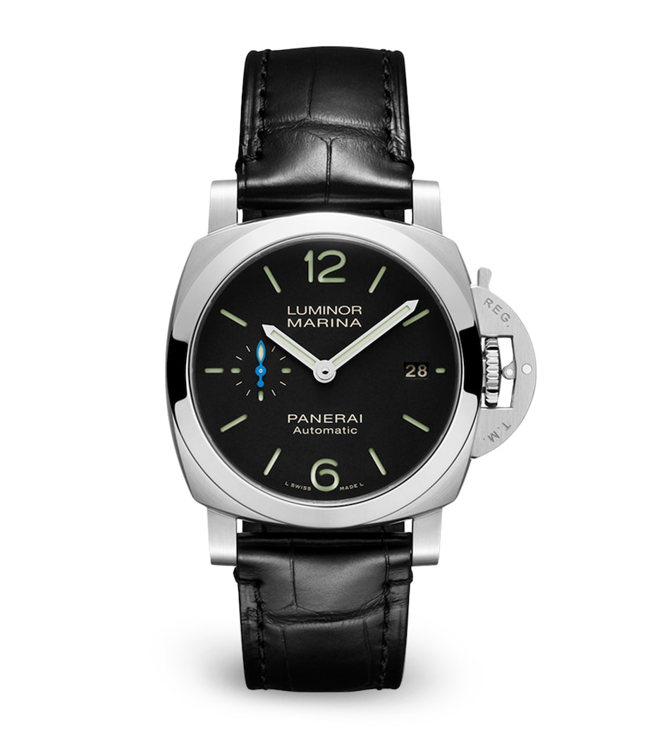 Stainless Steel Luminor Marina Watch 40mm BLACK Image 1