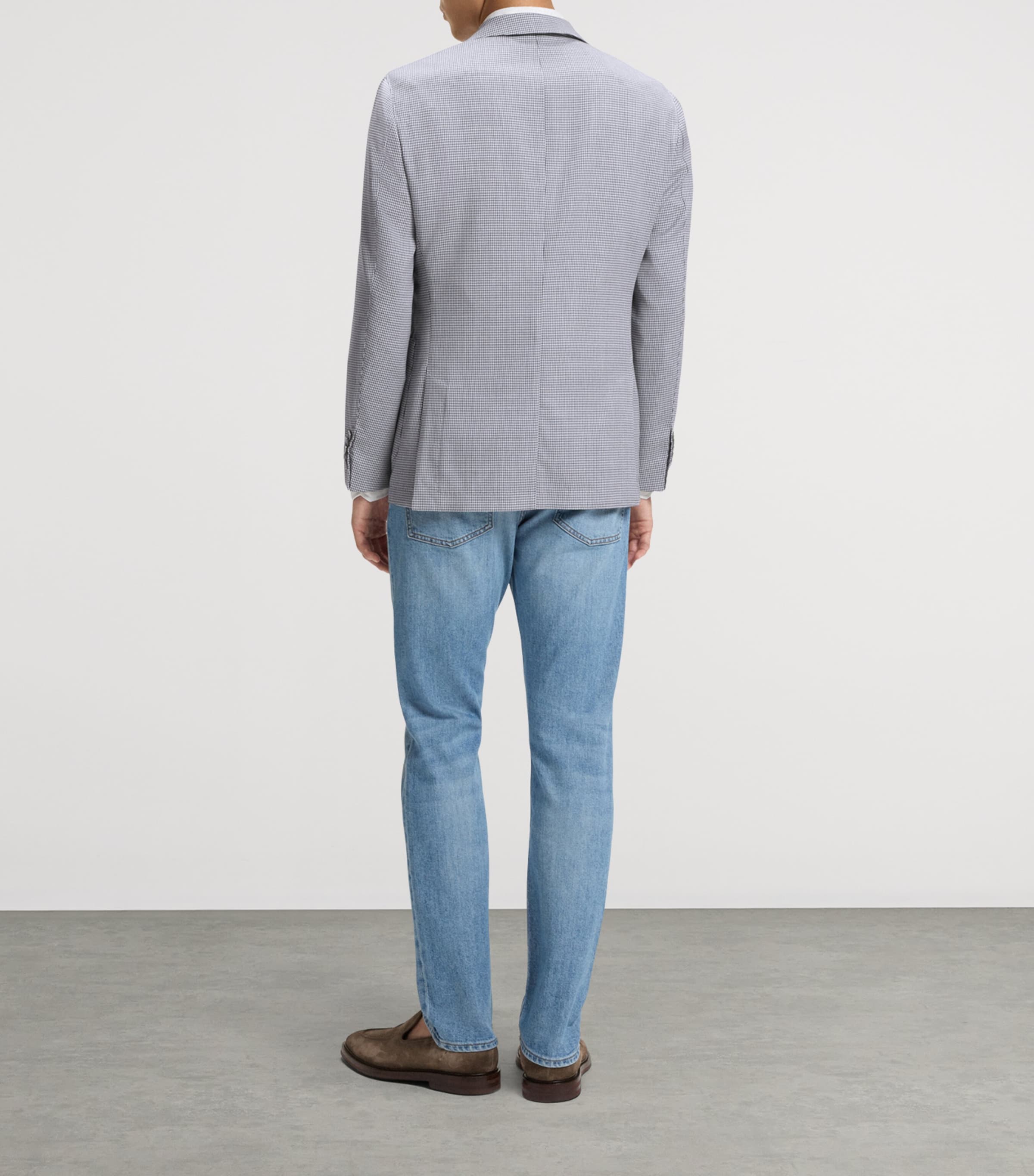 Virgin Wool-Silk Slim Fit Blazer 41 Image 3