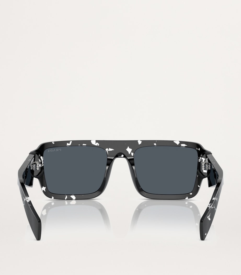 Prada Tortoiseshell Acetate Symbole Sunglasses Image 4