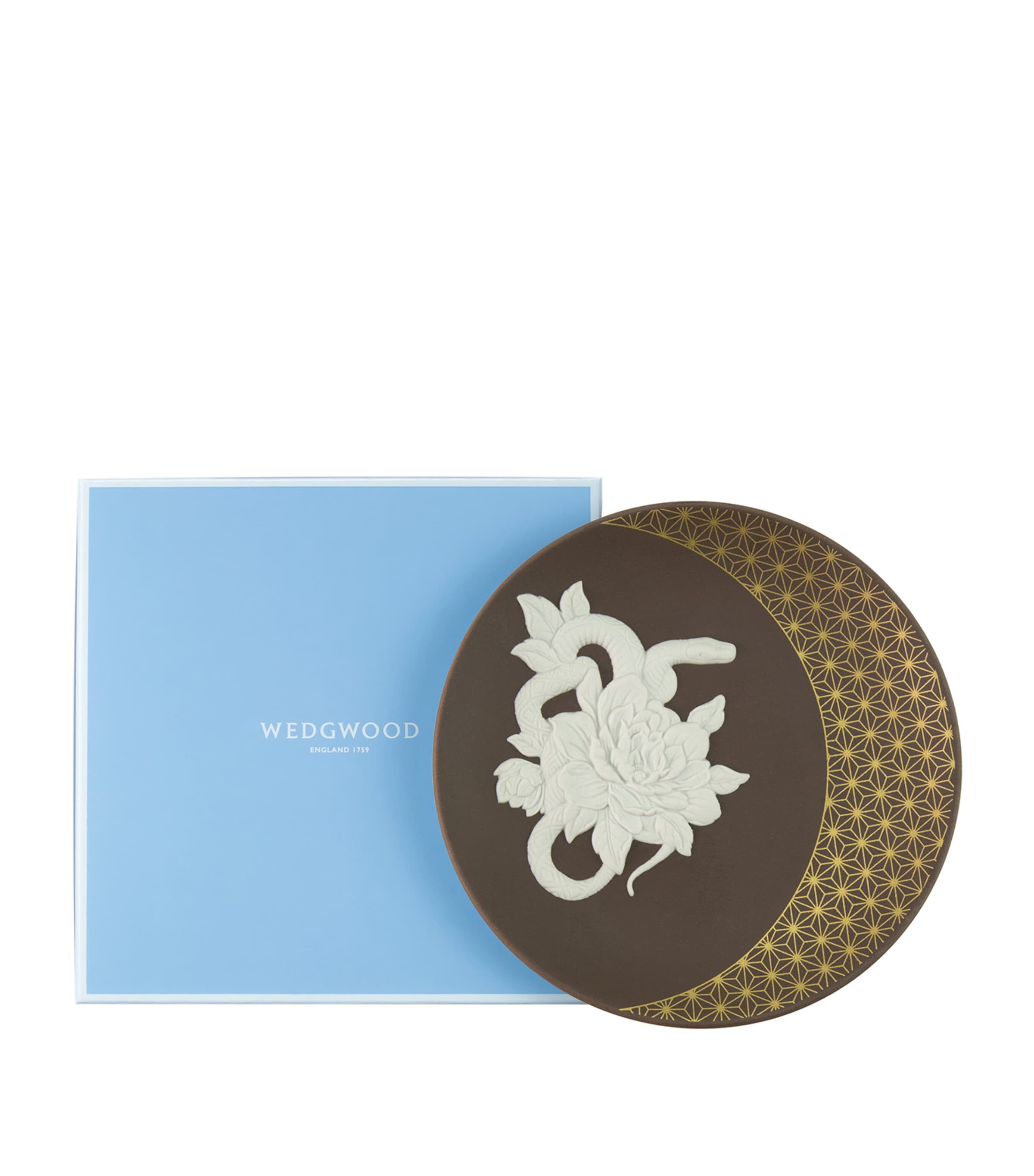 Snake Decorative Plate (12.5cm) BROWN Image 2