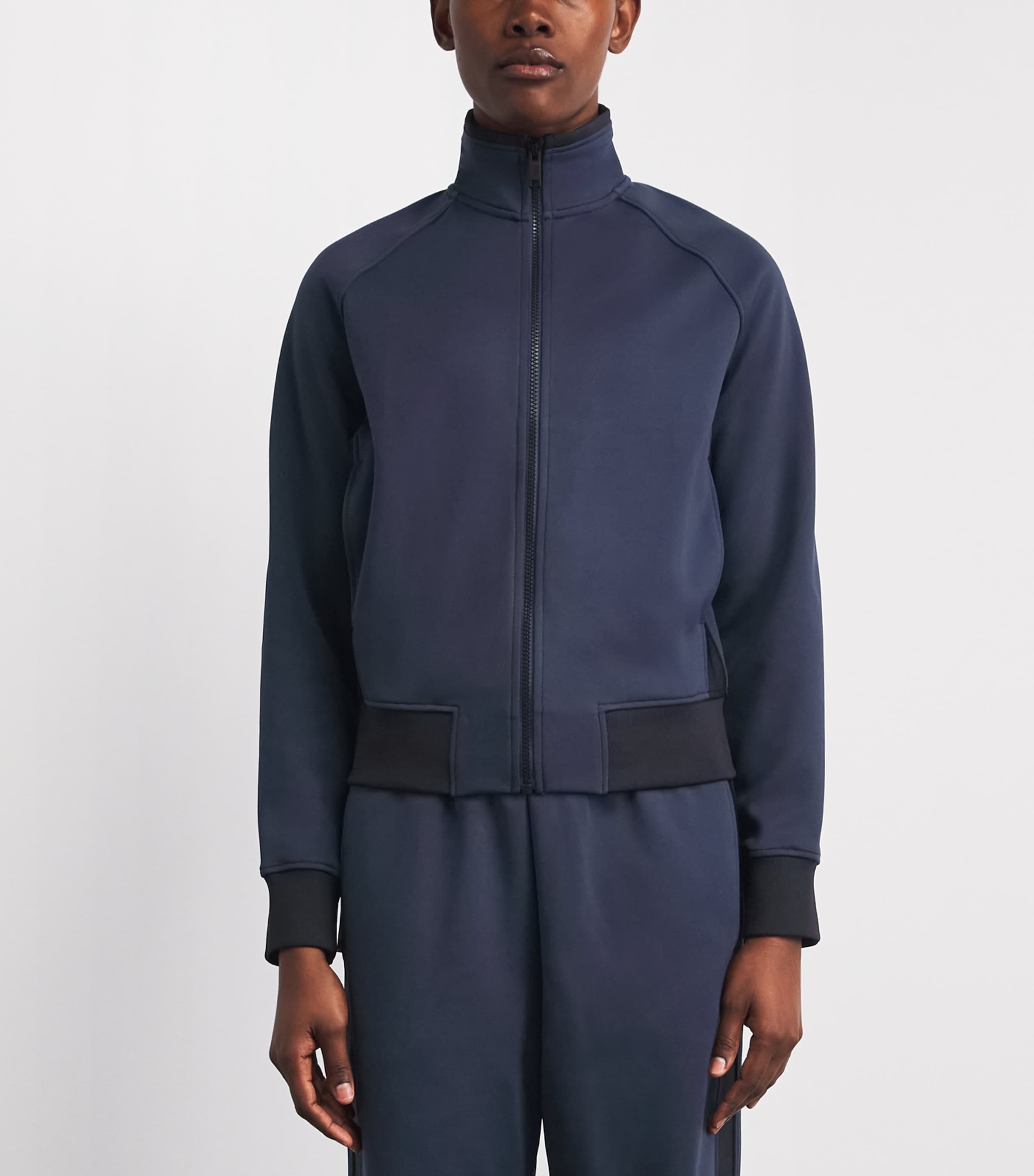 On Womens Courtside Zip-Up Jacket Dark Blue Image 4