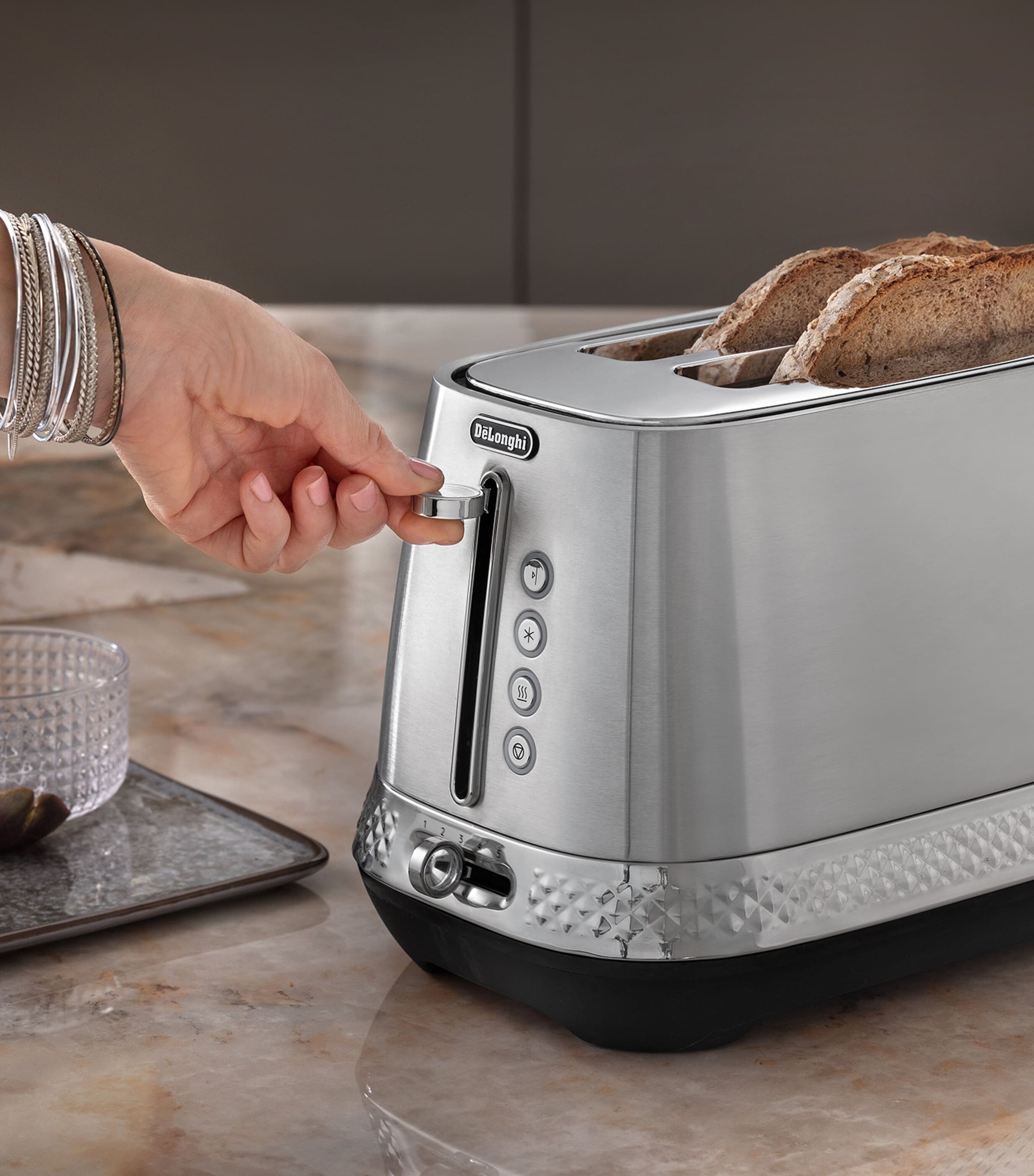Stainless Steel Diadema Toaster SILVER Image 2