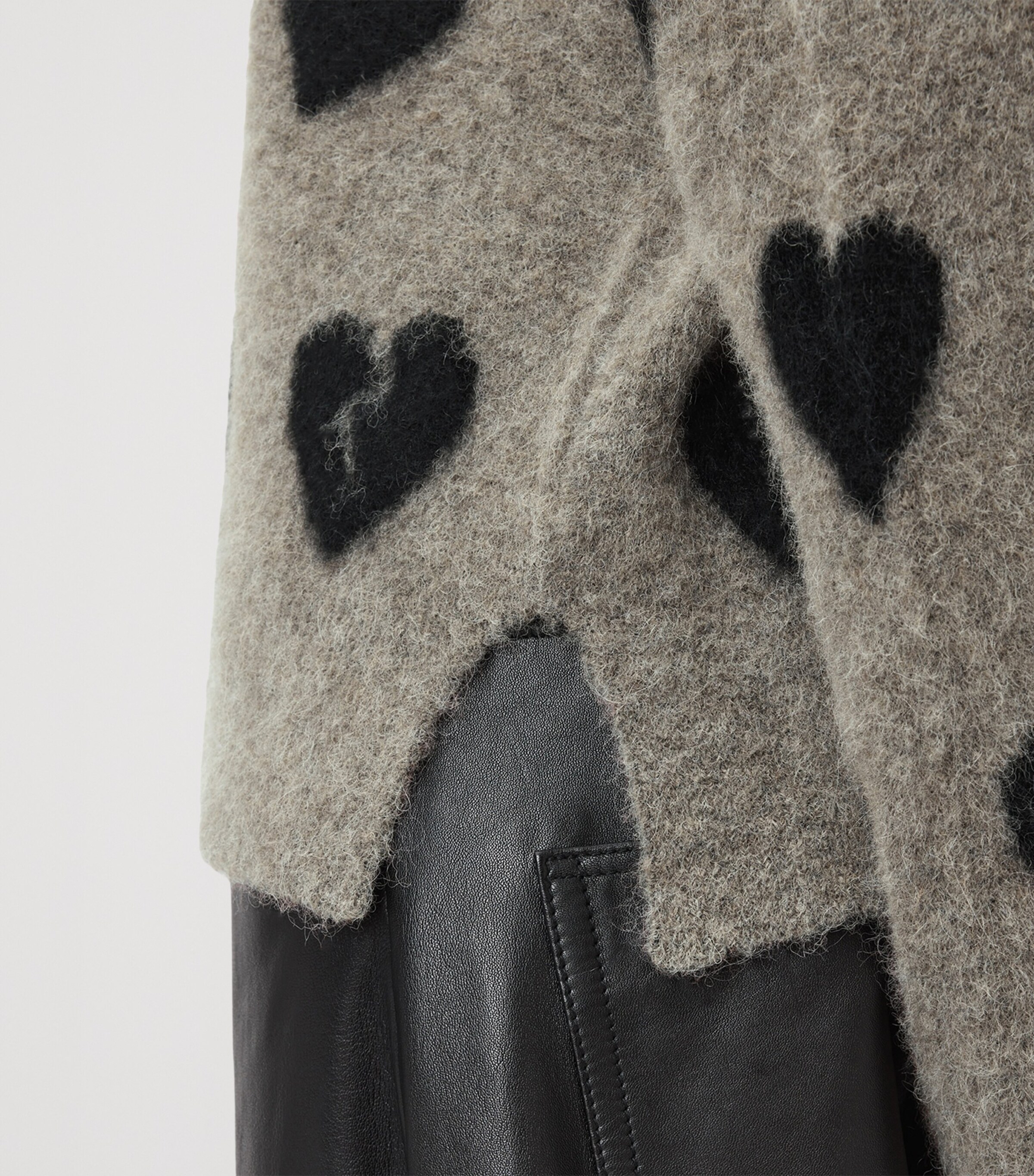 Wool-Blend Amora Sweater WALNUT BROWN/BLACK Image 7