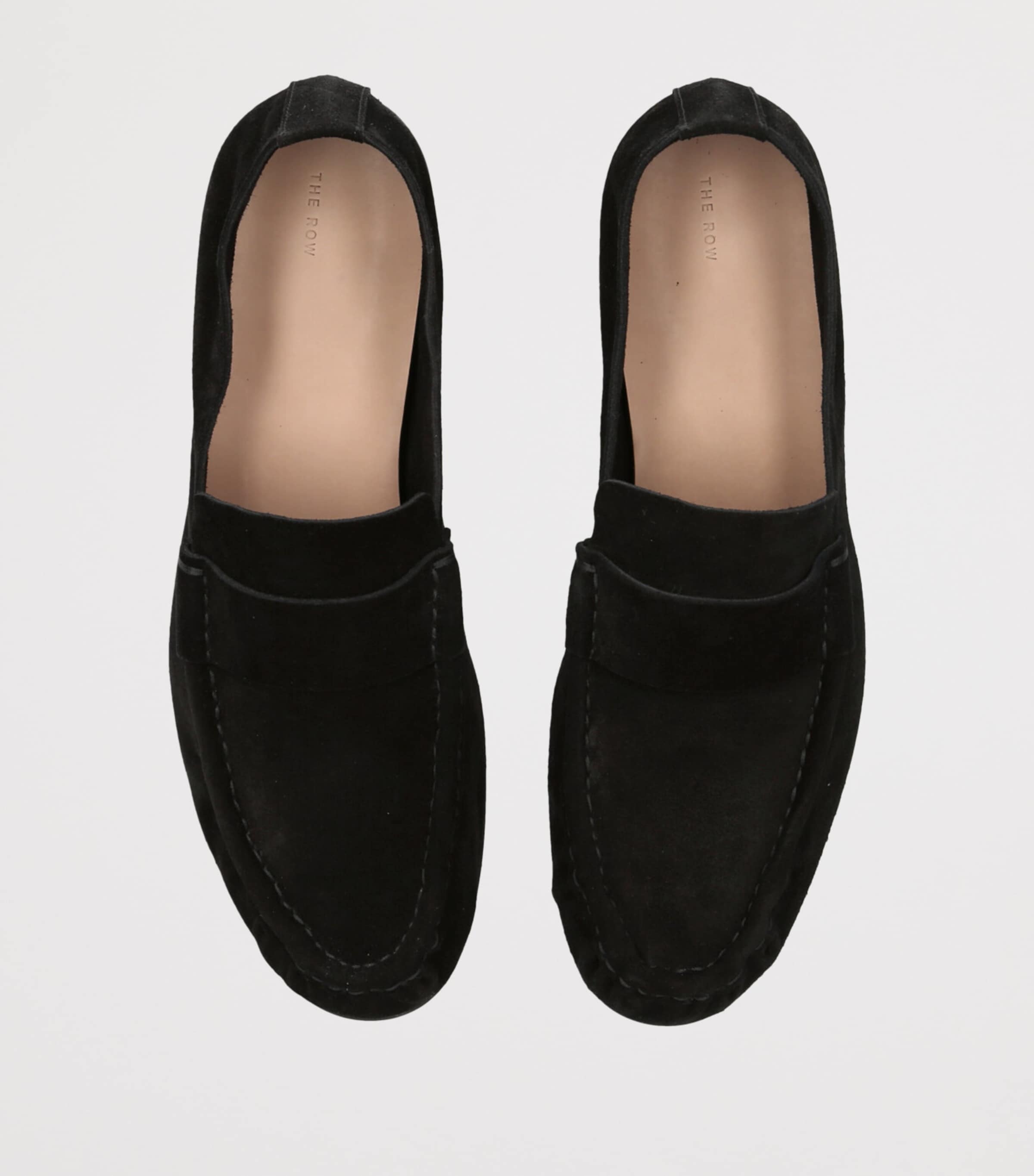 Soft Suede Loafers BLACK Image 4