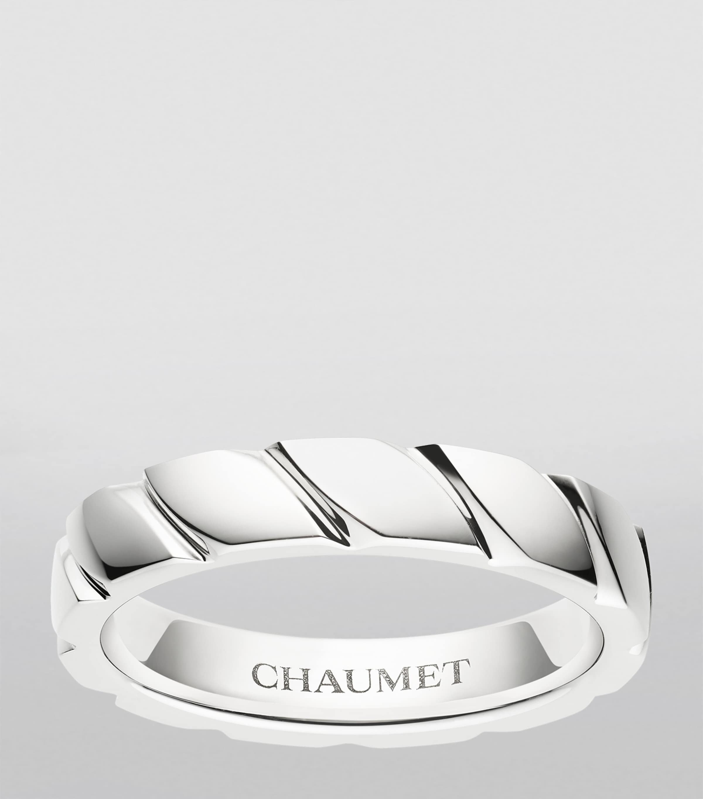 Platinum Torsade de Chaumet Wedding Ring PLATINUM Image 2
