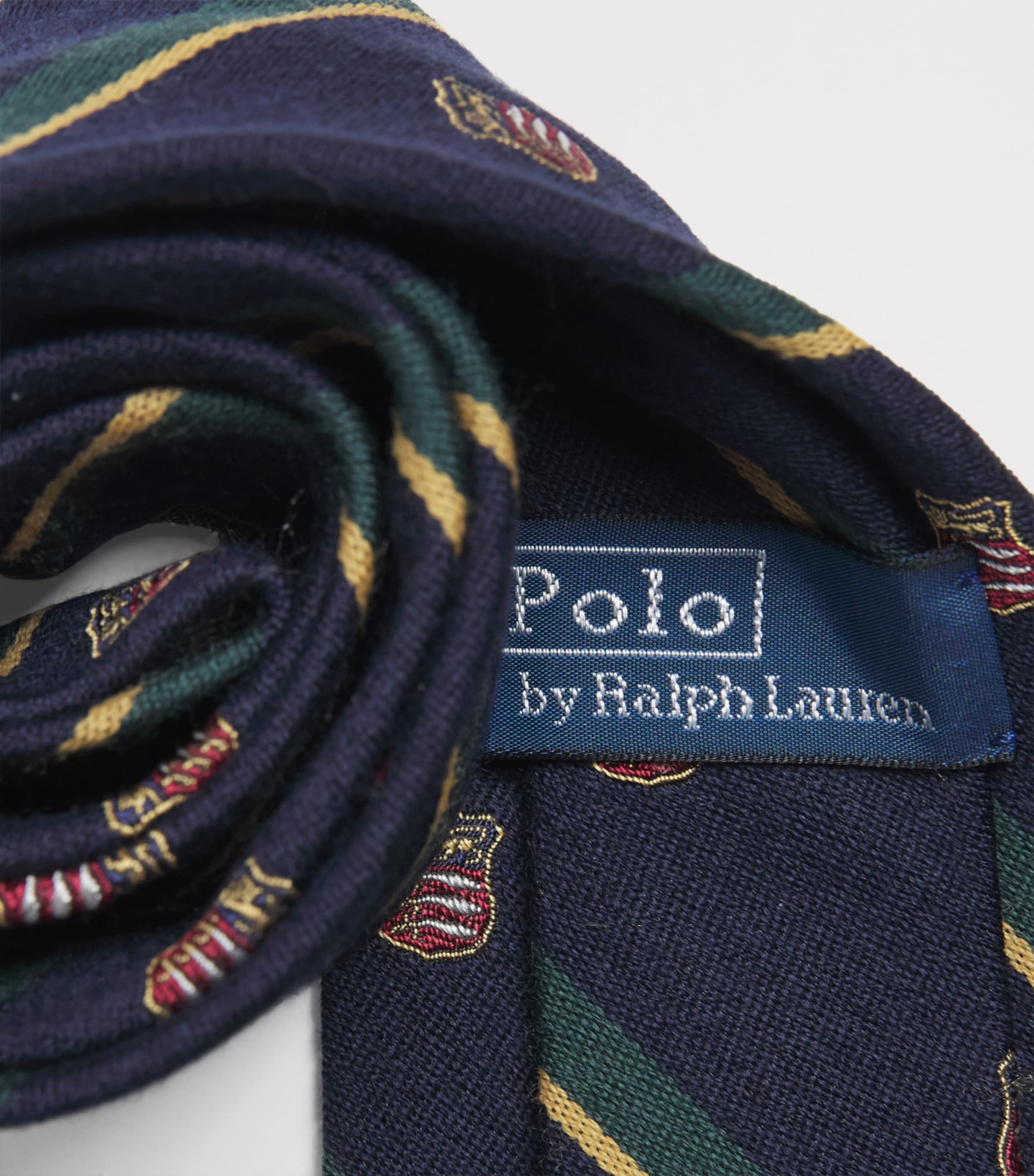 Polo Ralph Lauren Silk Repp Club Tie Navy Image 2