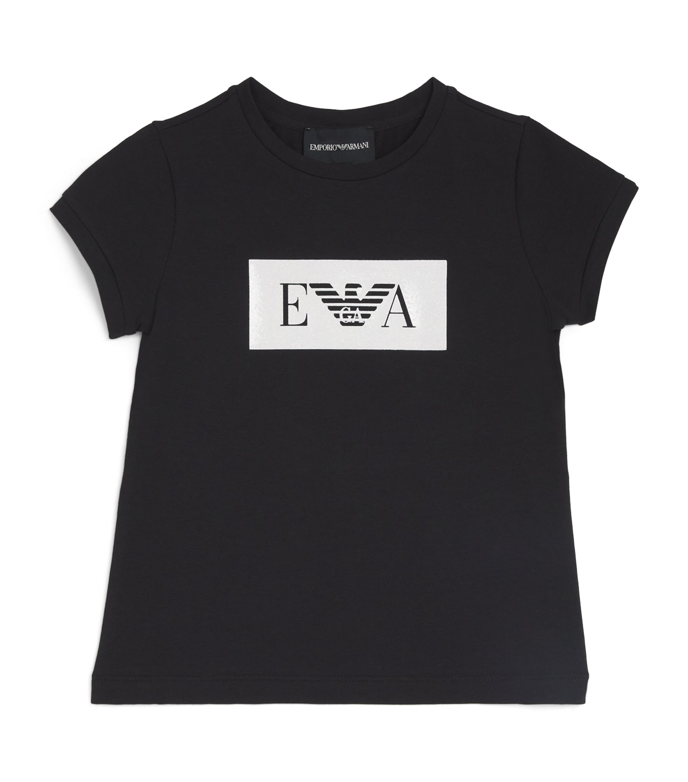 Shop Emporio Armani Logo T-shirt In Navy