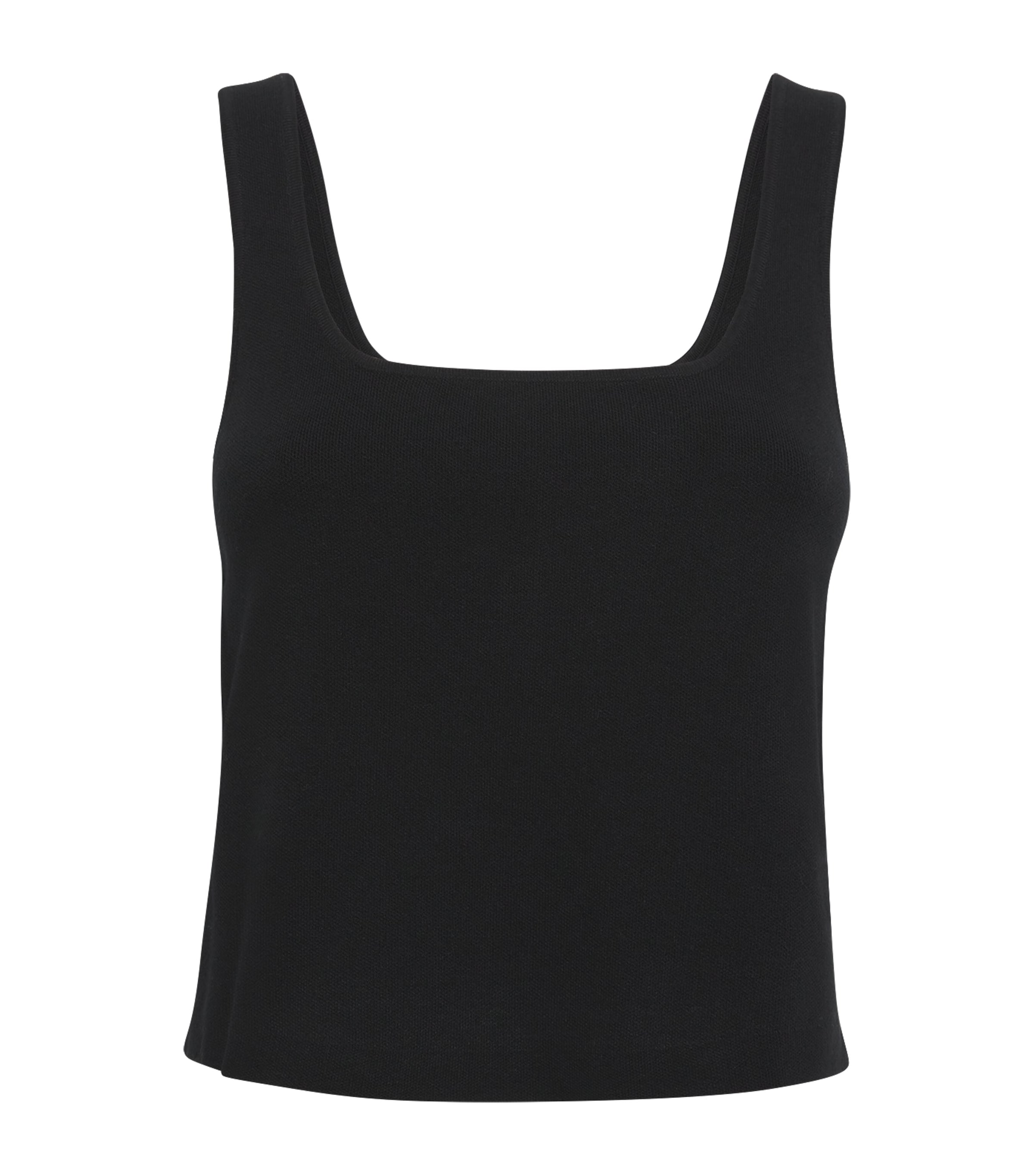 Maje Knitted Tank Top In Black