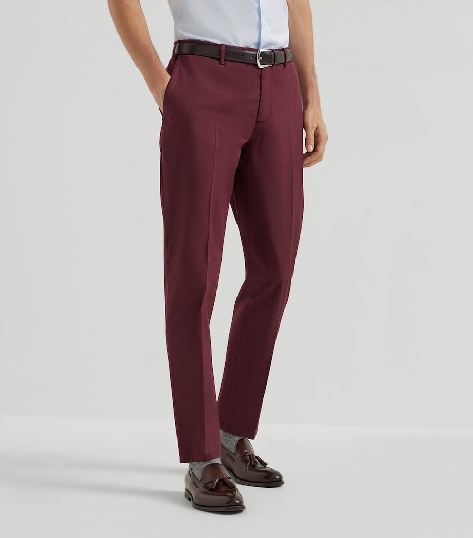 Stretch-Cotton Tailored Trousers C6030 Image 2