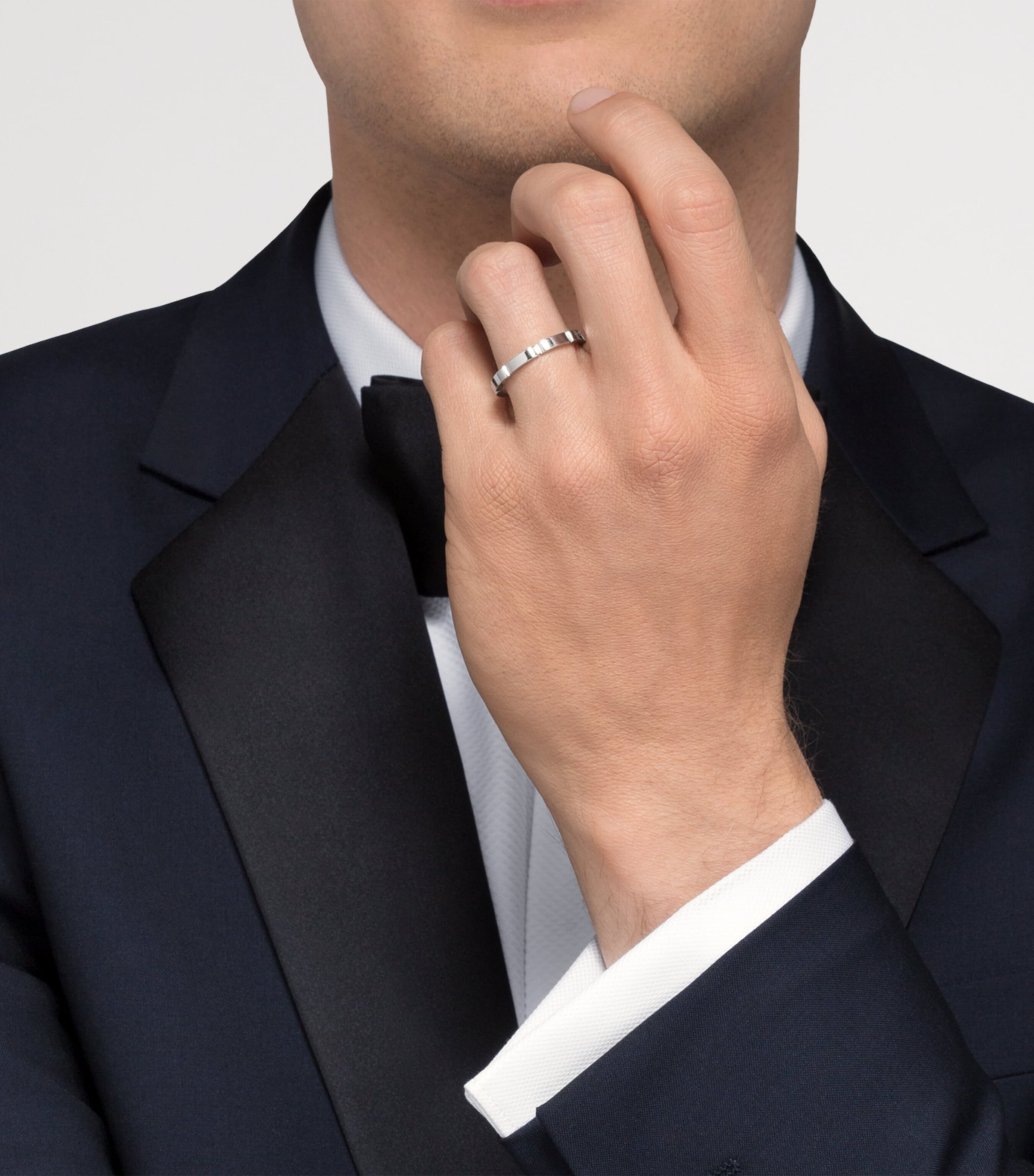 Cartier White Gold Maillon Panthère Wedding Band (2.5mm) White Gold Image 2
