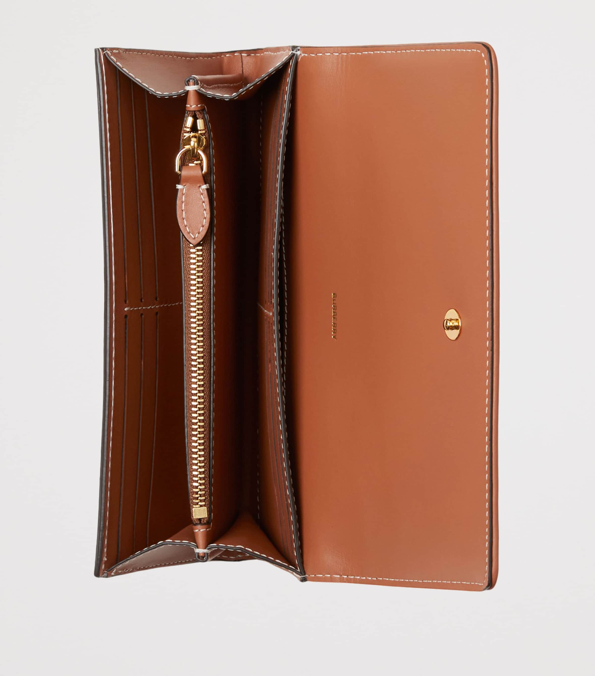 Check Continental Wallet ARCHIVE BEIGE Image 3
