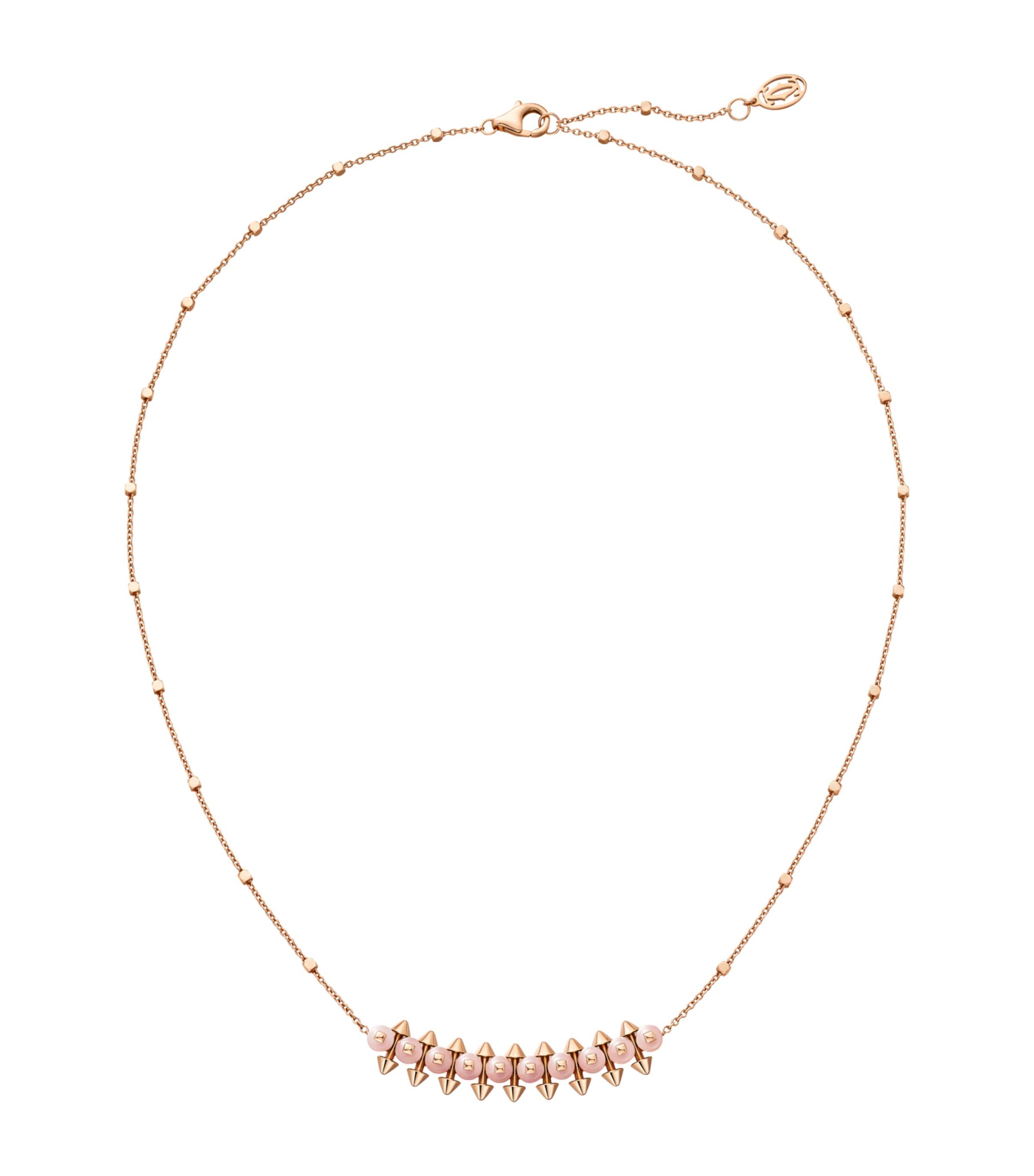 Cartier Rose Gold and Chalcedony Clash de Cartier Pendant Necklace Rose Gold Image 1