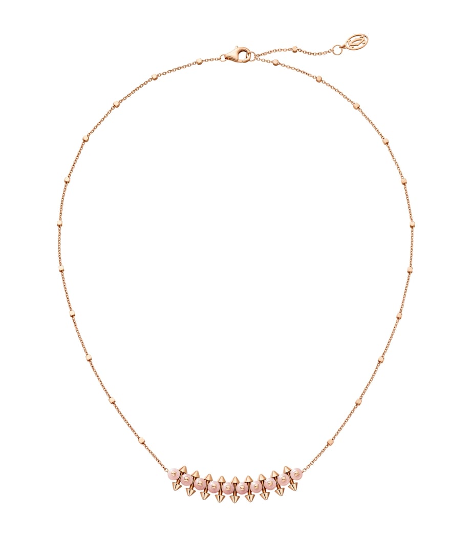 Cartier Rose Gold and Chalcedony Clash de Cartier Pendant Necklace Rose Gold Image 1