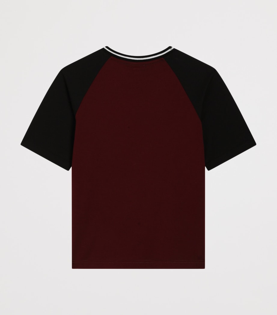 Dolce&Gabbana Kids Cotton Varsity Logo T-Shirt (8-12+ Years) Combined Colou Image 2