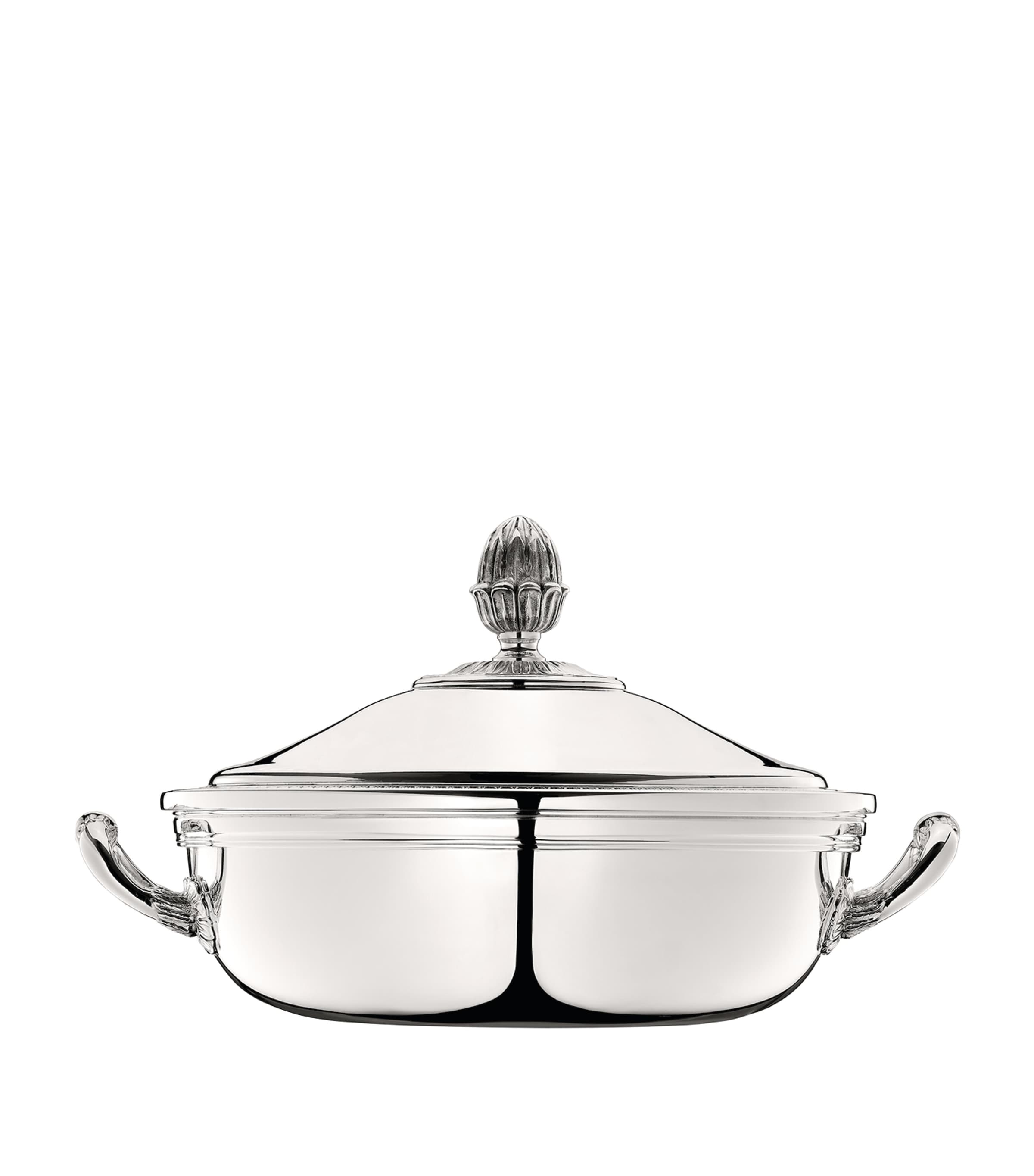 CHRISTOFLE SILVER-PLATED MALMAISON COVERED DISH