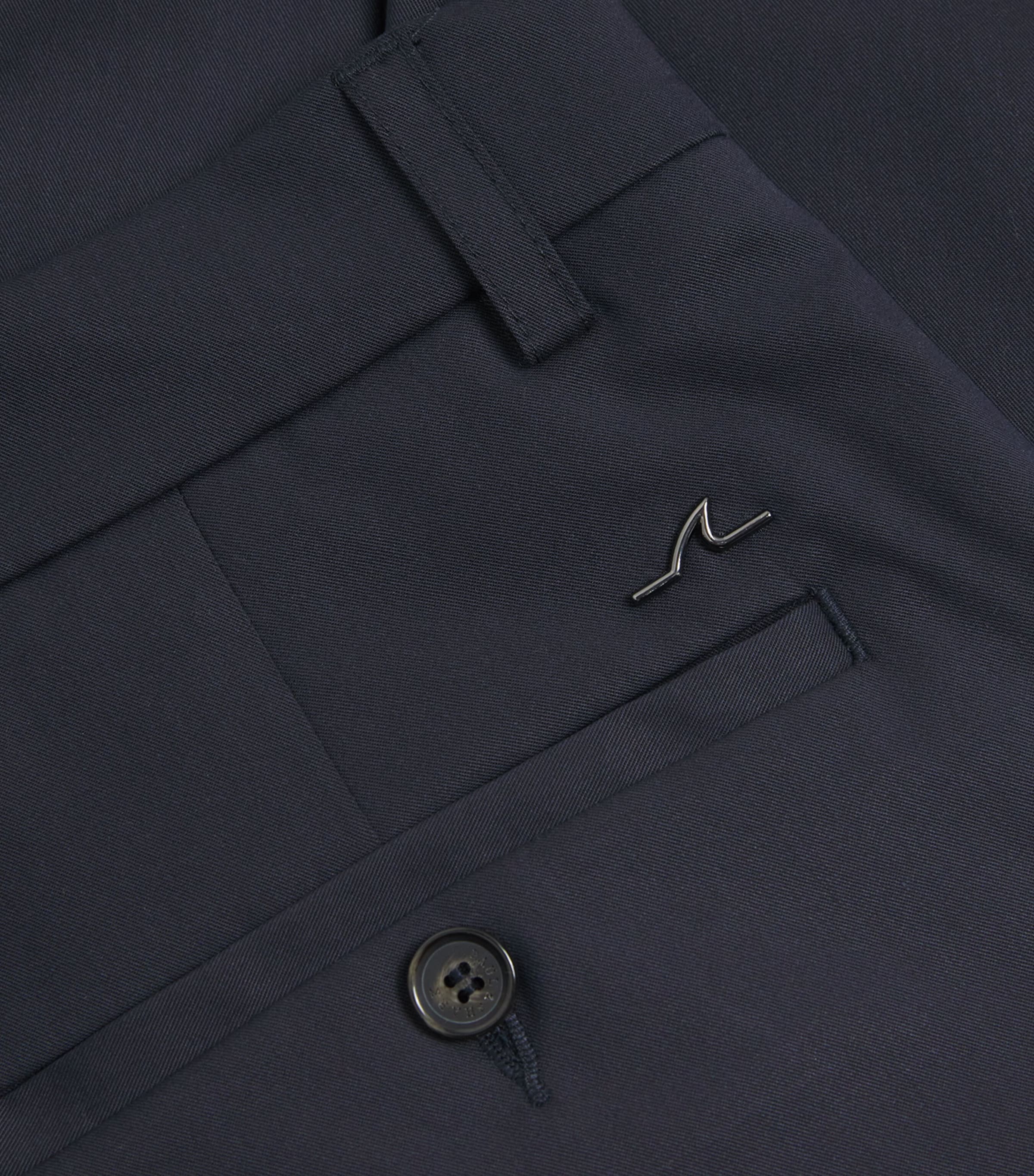 Stretch Slim-Fit Chinos with Shark Charm 50BLUE Image 5