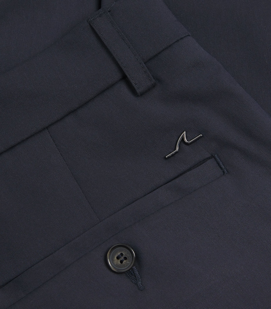 Stretch Slim-Fit Chinos with Shark Charm 50BLUE Image 5