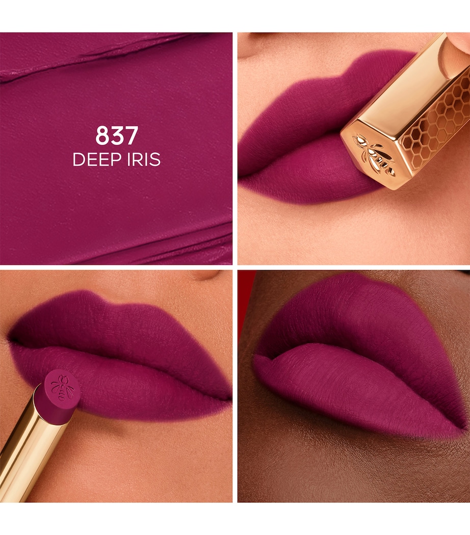 Guerlain KissKiss Honey-Infused Intense Lipstick Deep Iris Image 2
