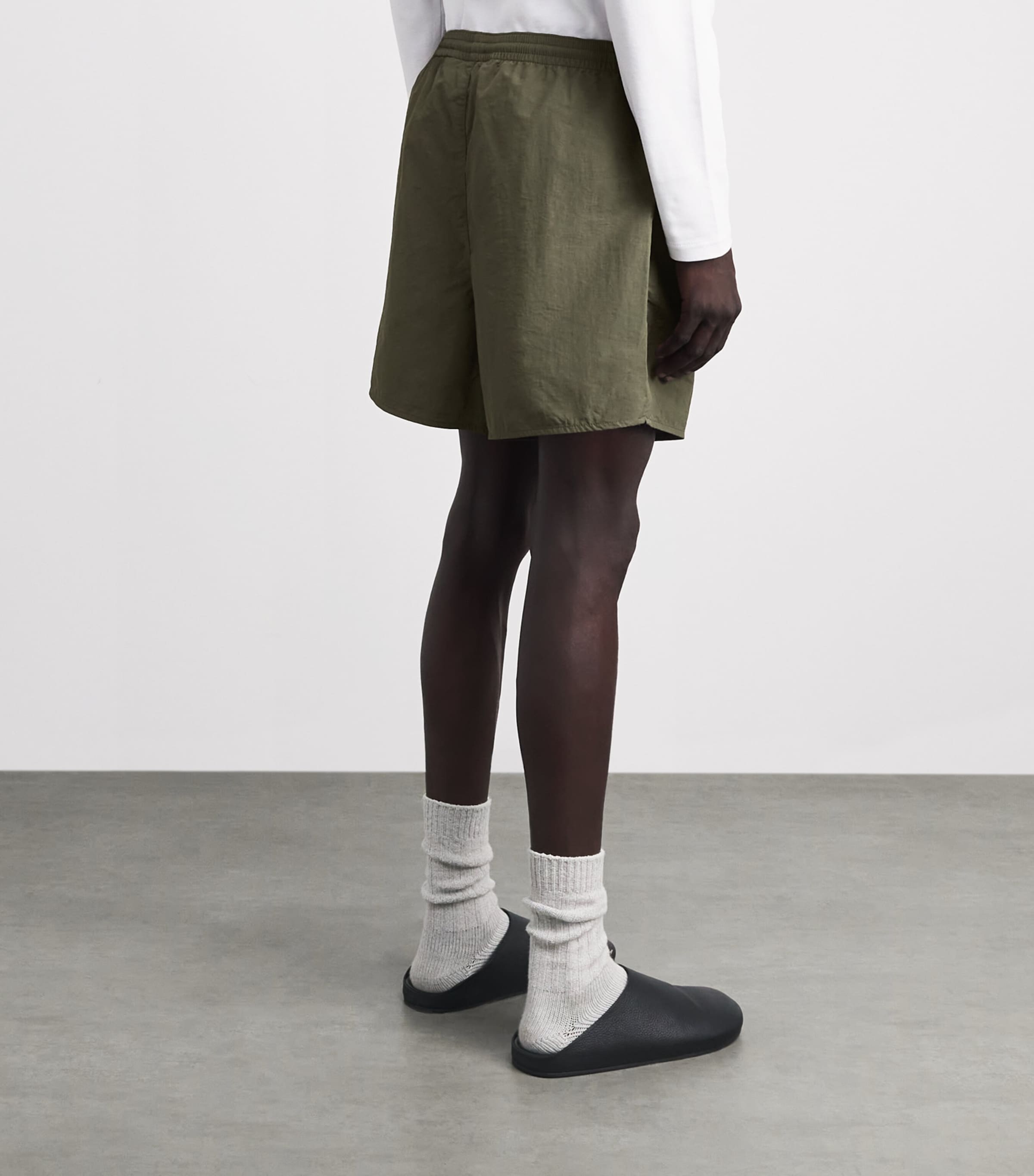 FEAR OF GOD ESSENTIALS Mens Swim Shorts Moss Image 5