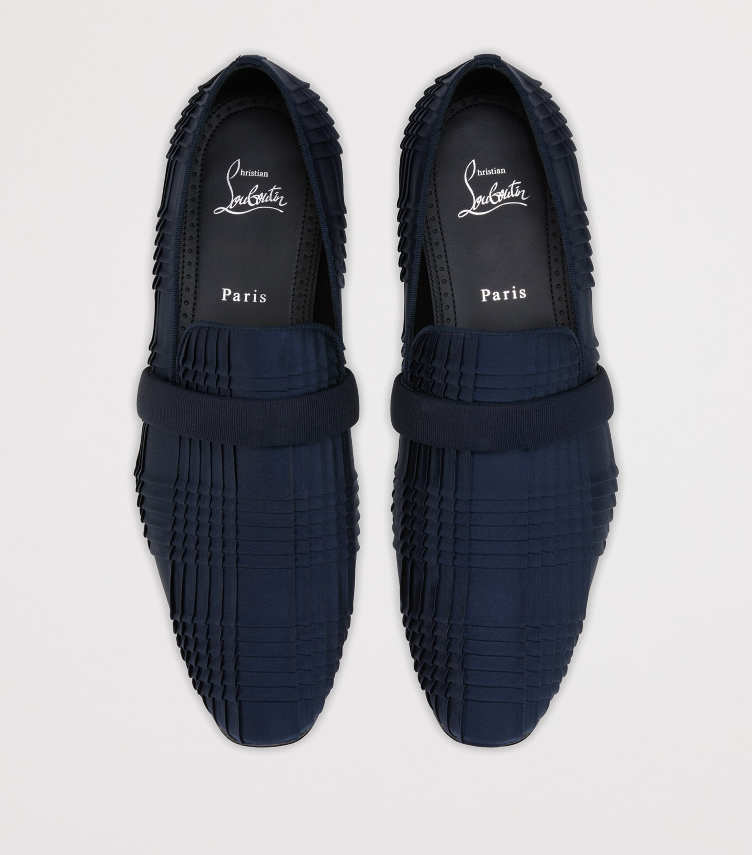 Christian Louboutin Dandydeco Satin Tartan Loafers Image 3