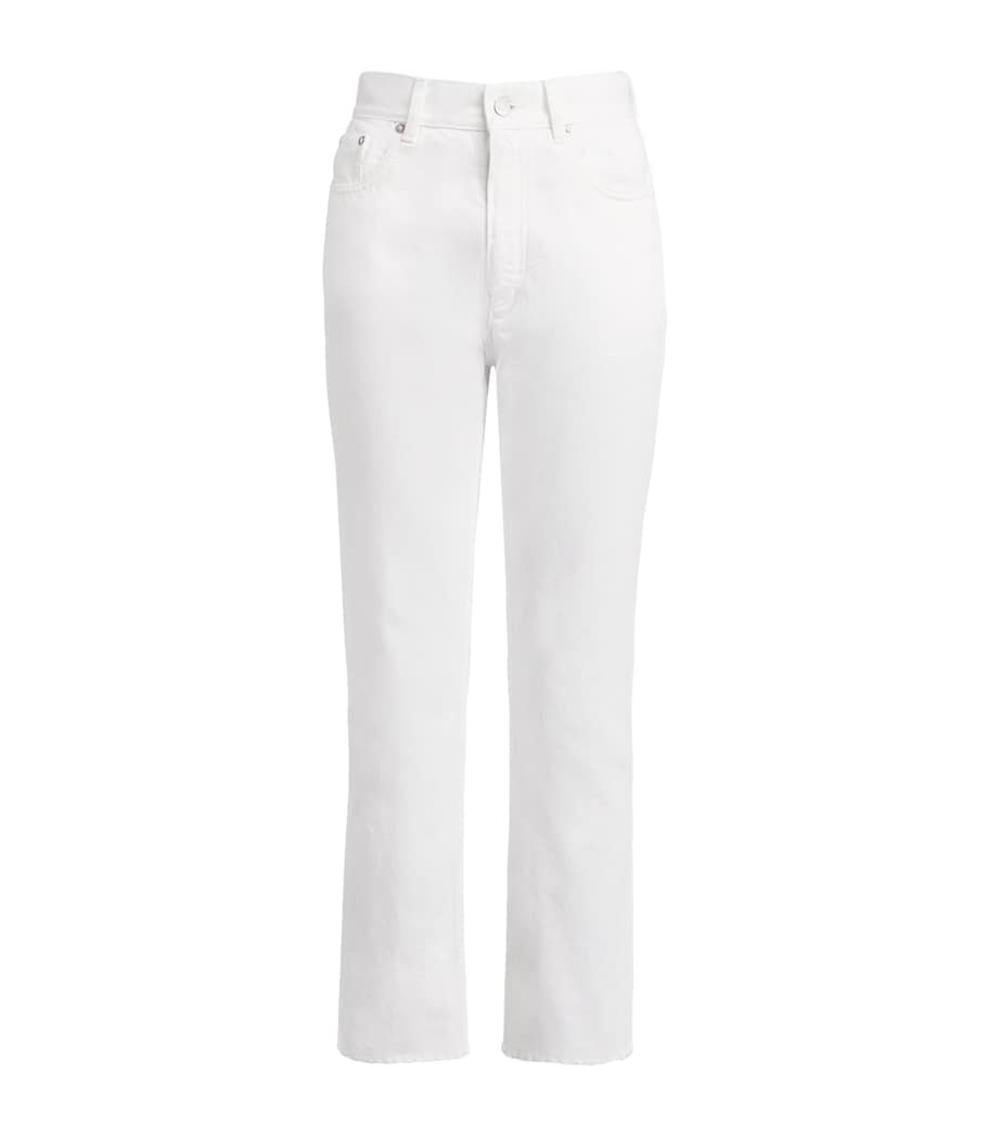 Alaïa Womens Skinny Jeans Blanc Image 1