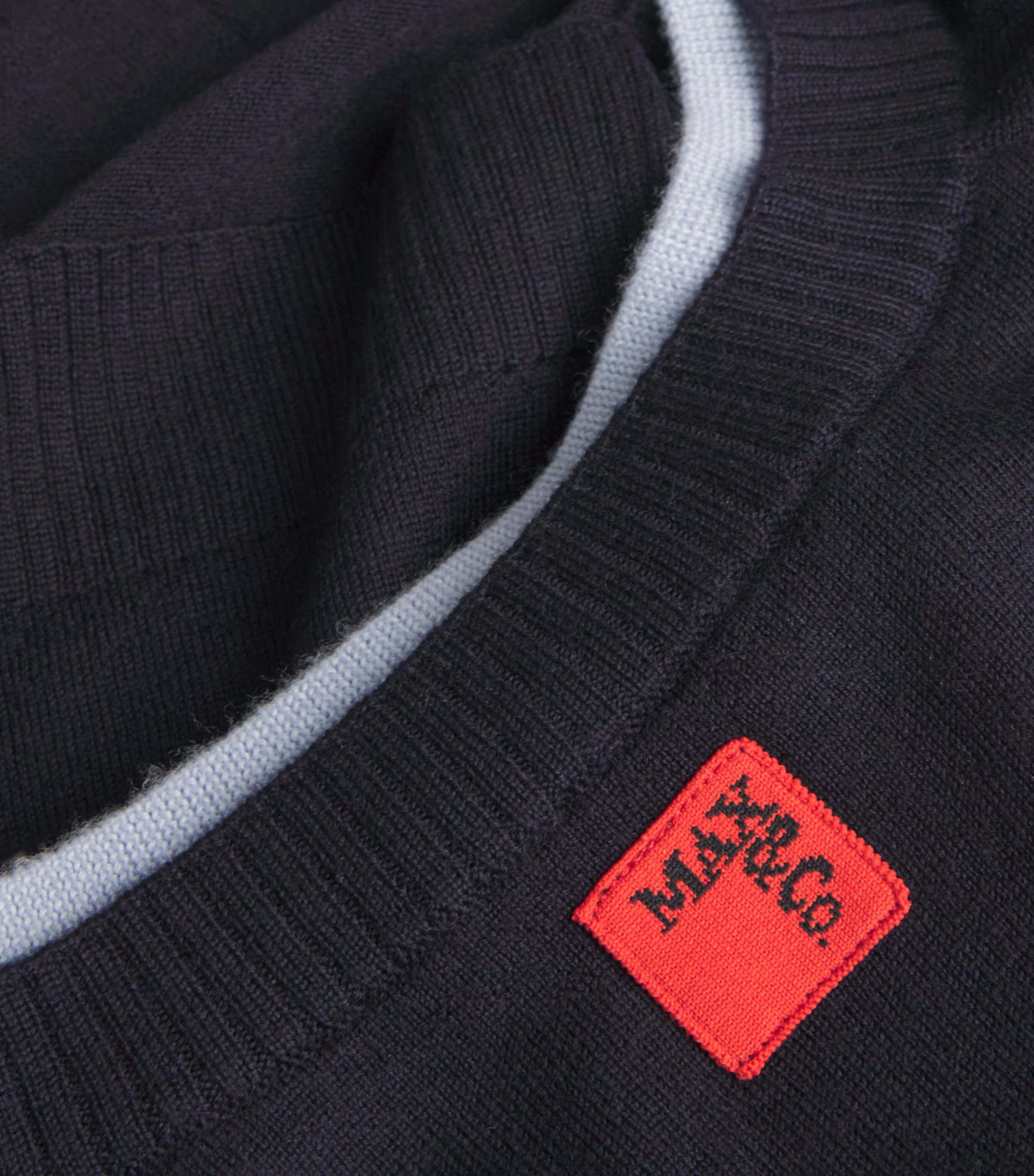 Virgin Wool Double-Layer Cardigan NAVY Image 5