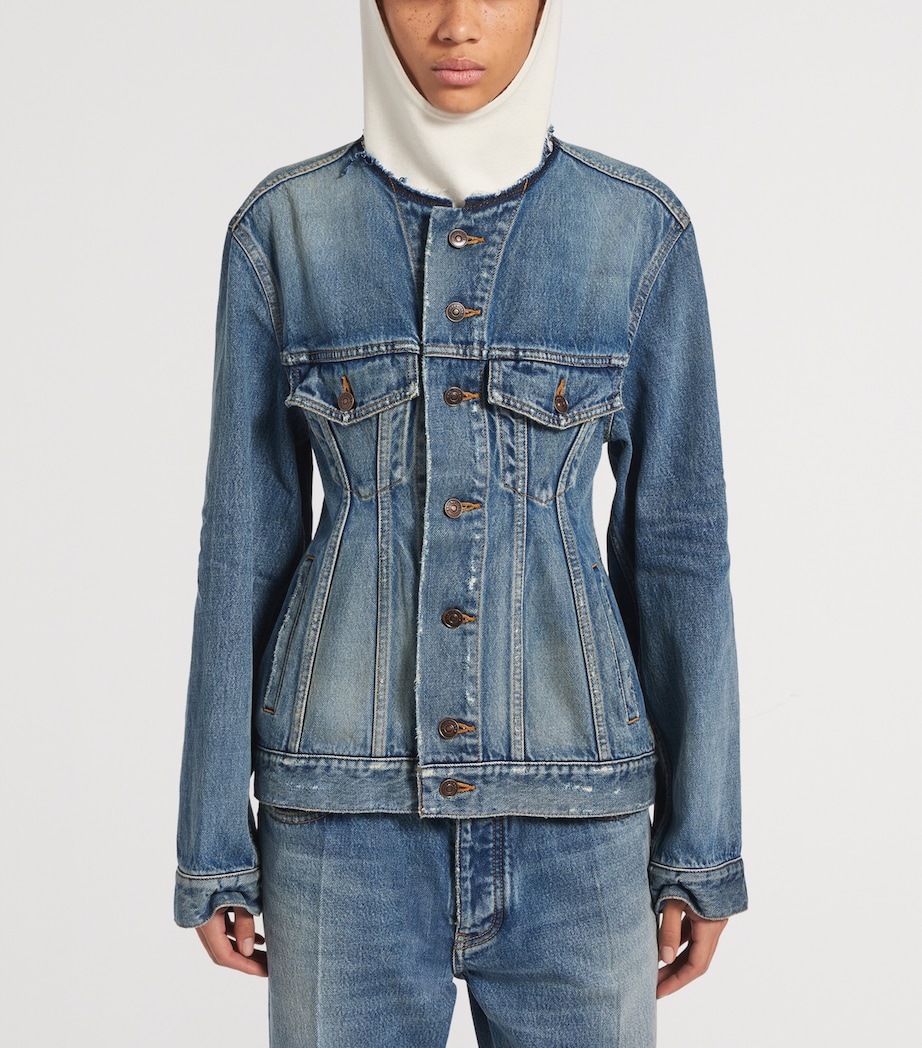 Balenciaga Womens Denim Jacket Image 5
