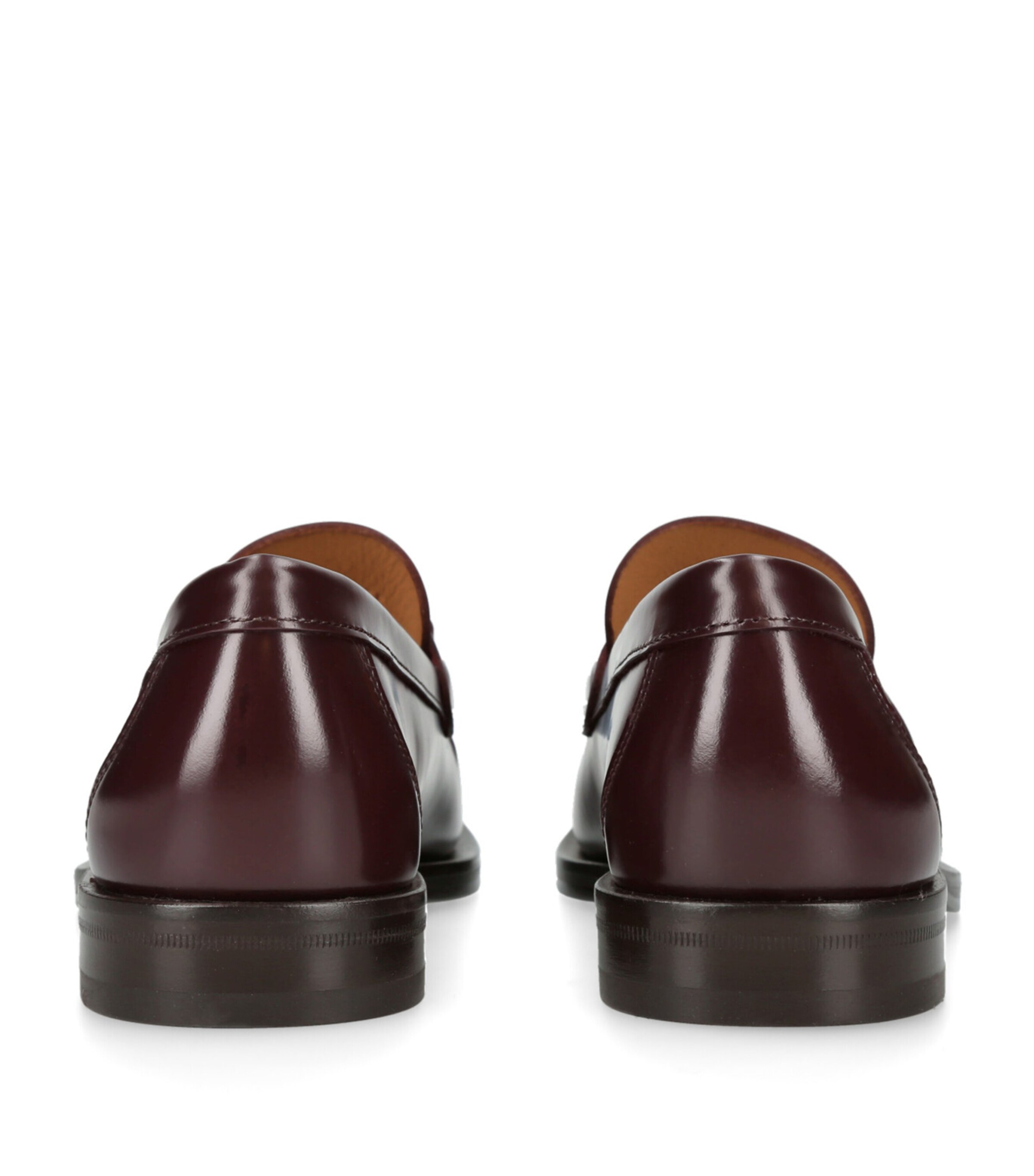 Salvatore Ferragamo Wine/Burgundy Leather Penny Loafers luxury-men-salvatore-ferragamo  main image 2