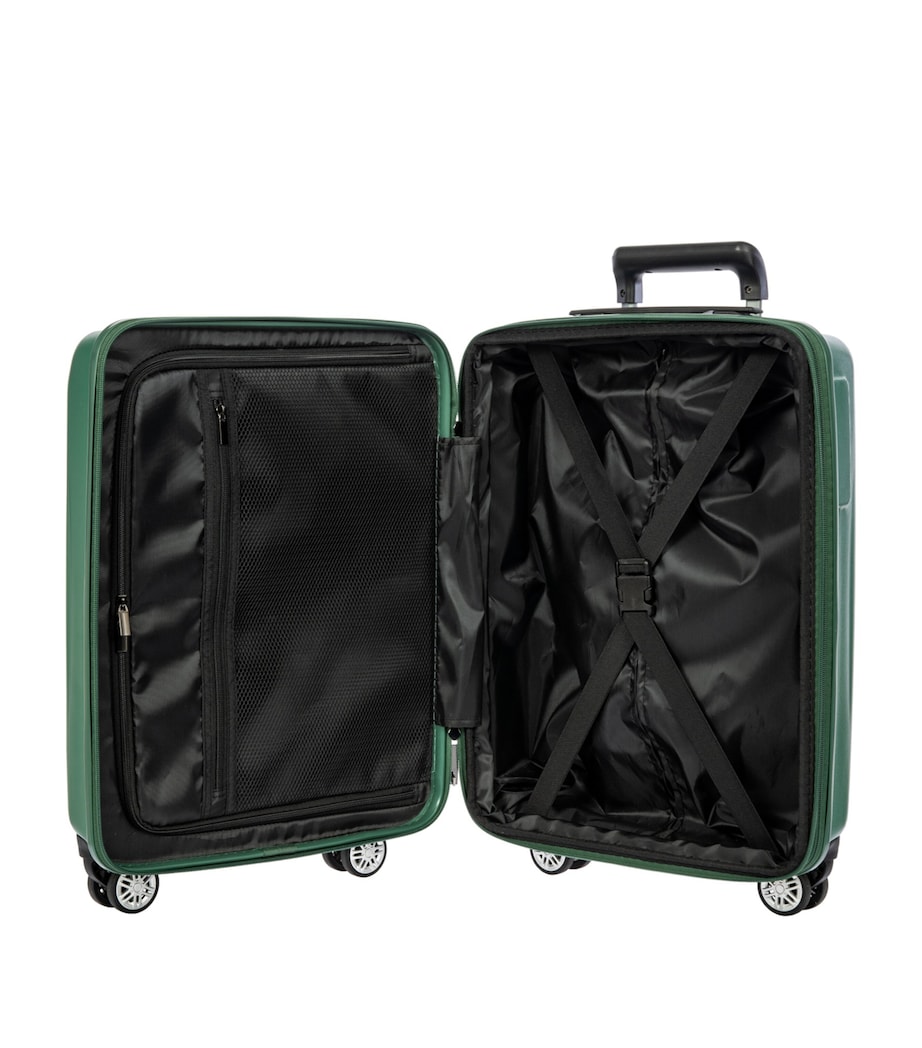 Cervia Front-Pocket Suitcase (55cm) GREEN Image 7