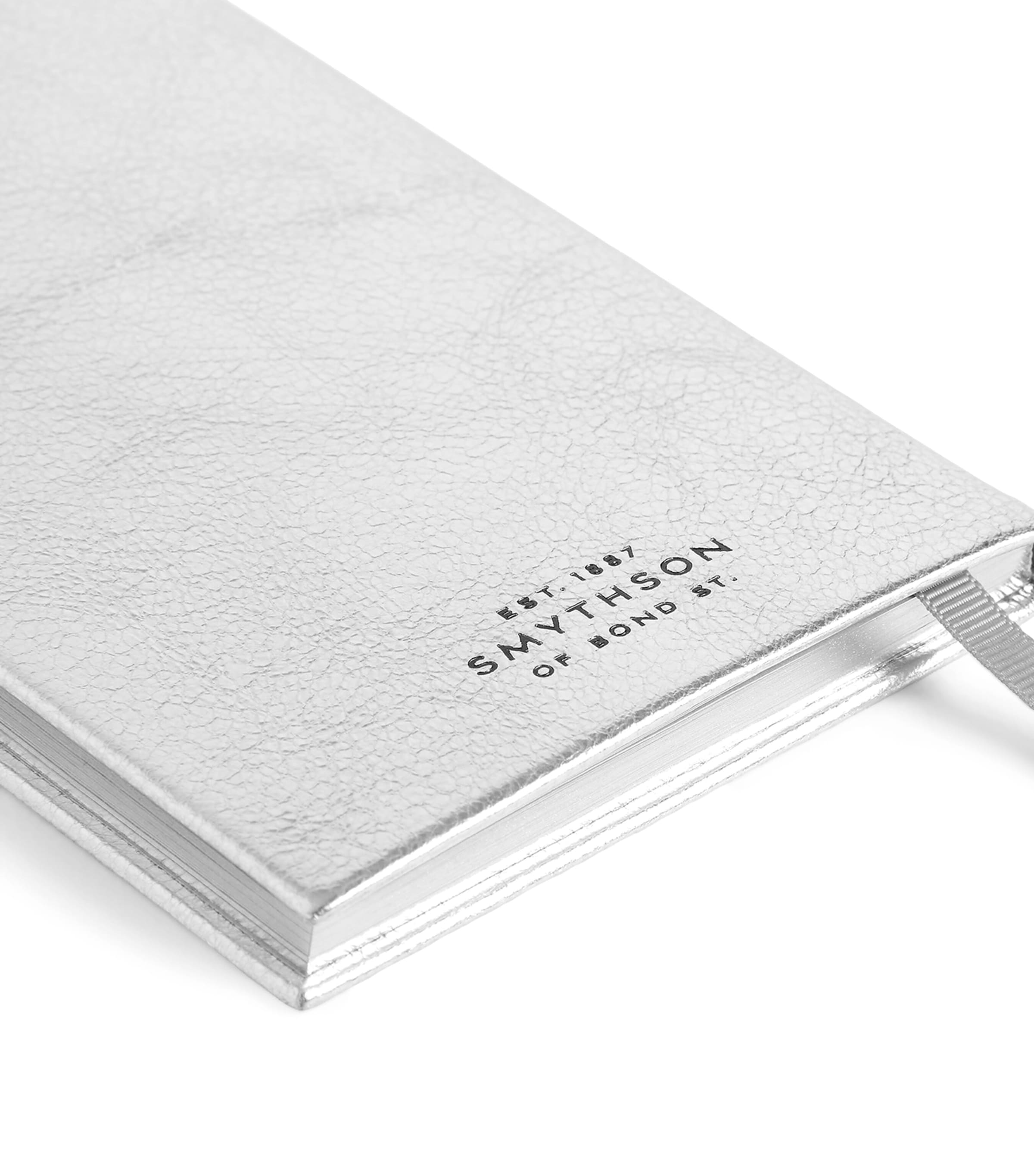 Smythson Leather Panama Weekly Diary 2027 Silver Image 6