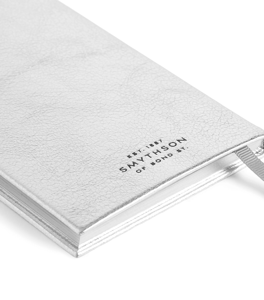 Smythson Leather Panama Weekly Diary 2027 Silver Image 6
