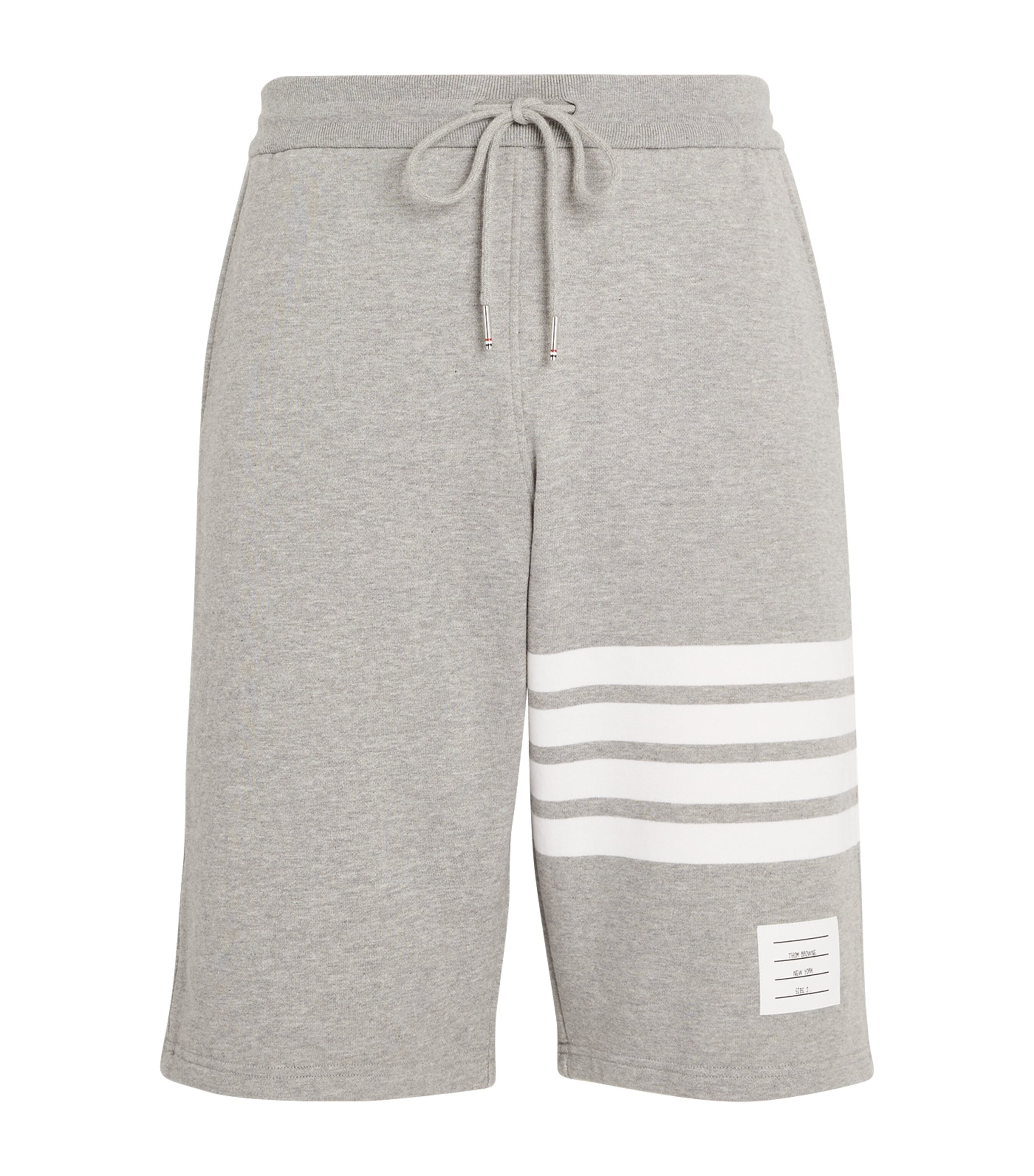 Thom Browne Men Classic Sweat Shorts With Engineered 4 Bar Stripes In Classic Loop Back In Grey