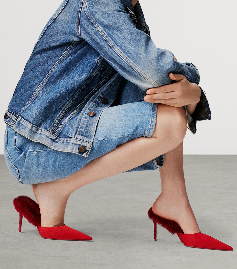 KM Embellished Heeled Mules 85 R844 Image 2