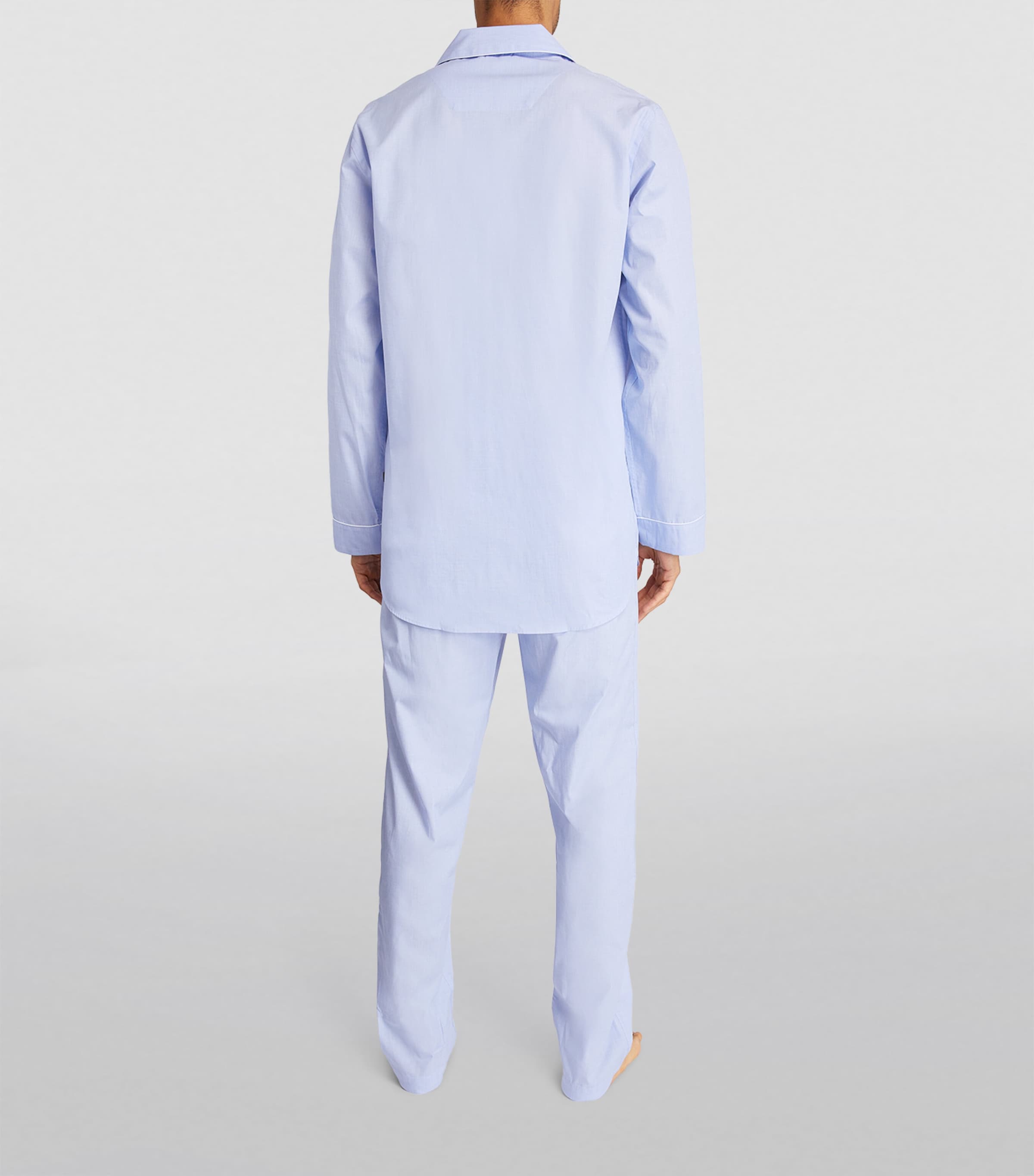 Cotton Pyjama Set 412 LIGHT BLUE Image 3