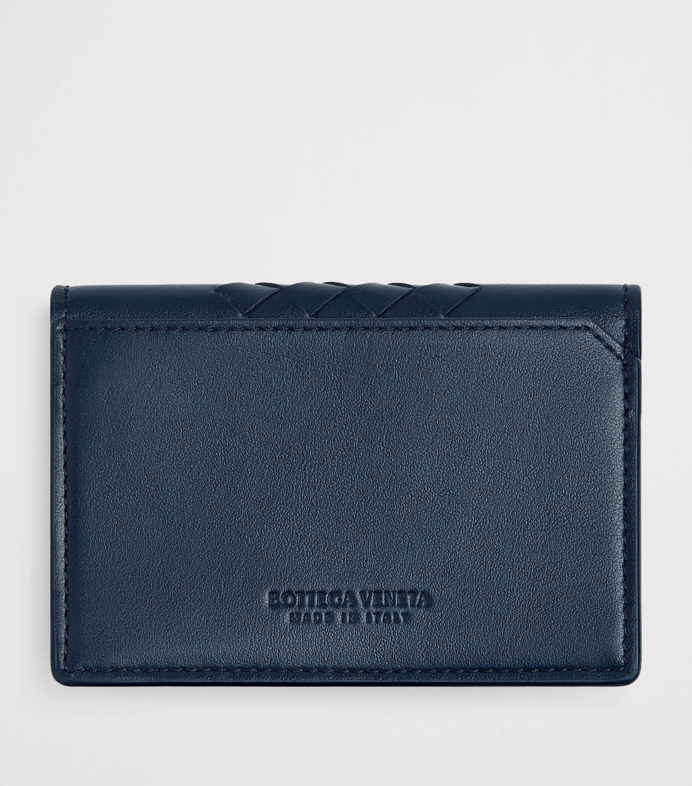 Leather Intrecciato Avenue Business Card Case 4035 Image 3