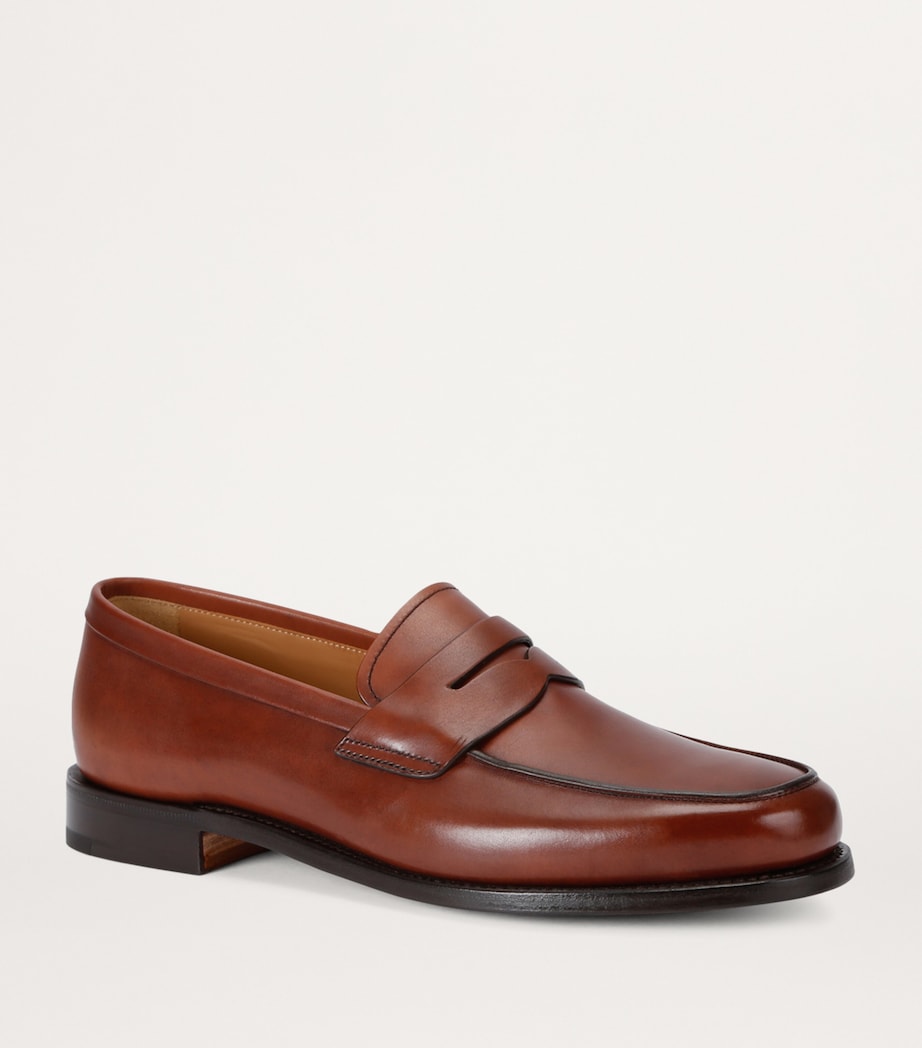 Leather Milford Loafers BROWN Image 3