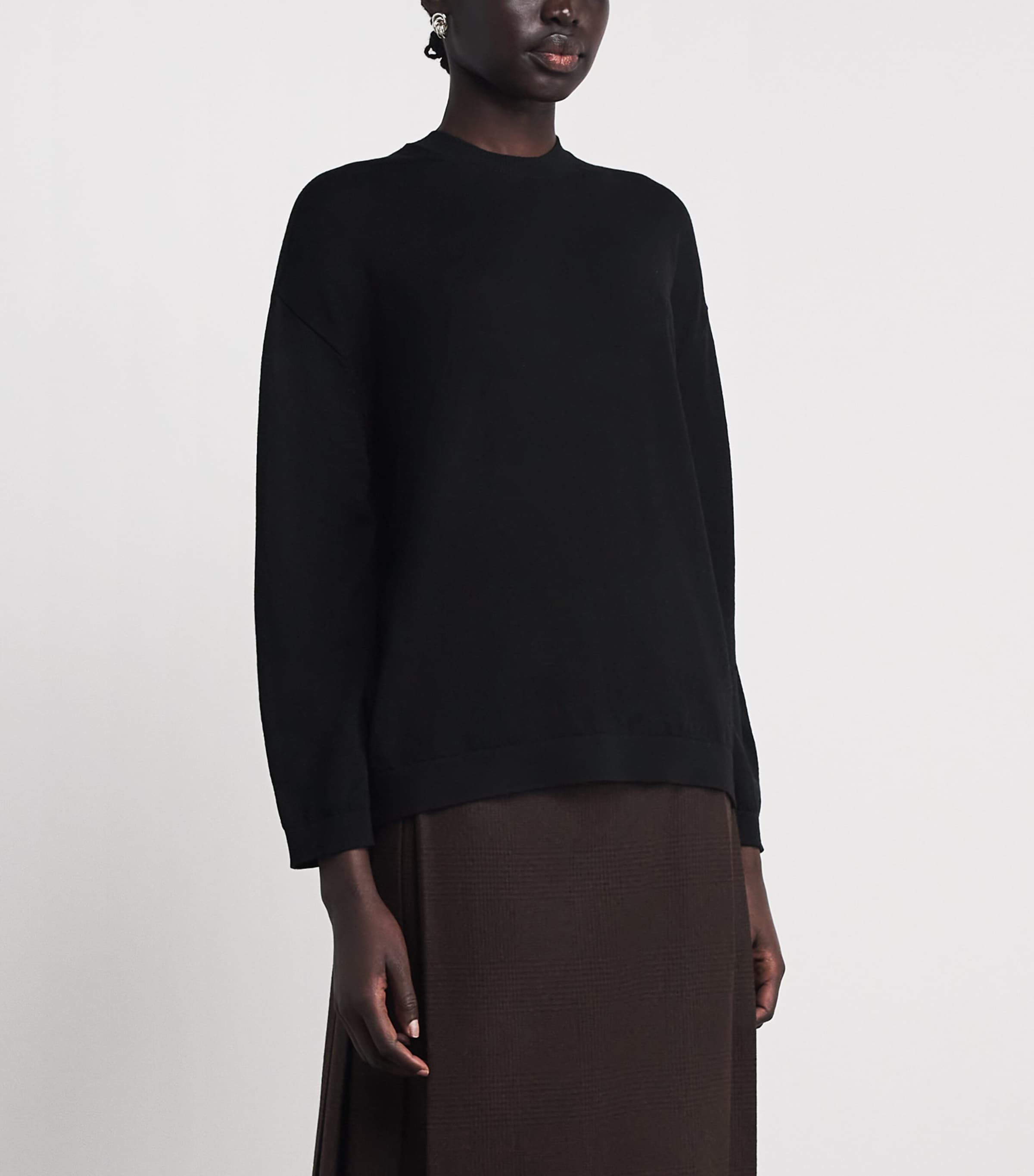 Wool Noe Sweater 0999 BLACK Image 4