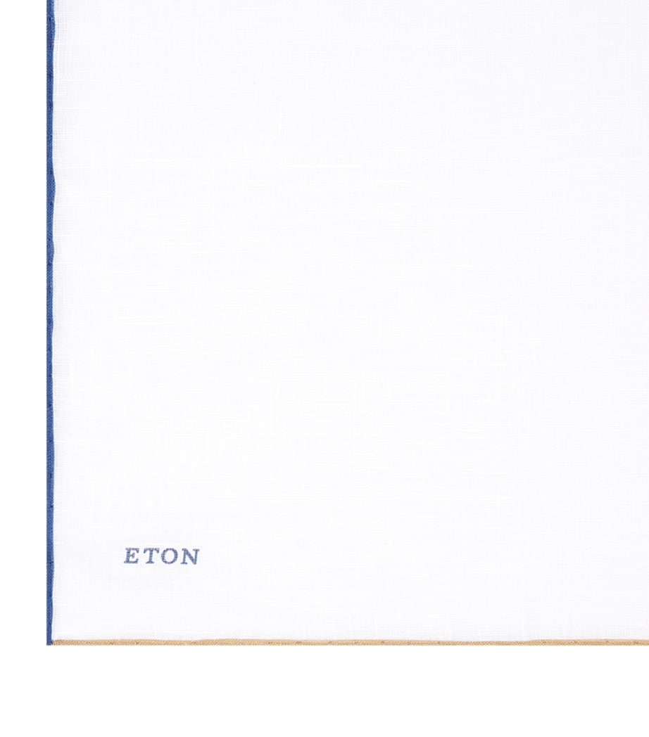 Linen Pocket Square 35-WHITE/MULTI Image 5