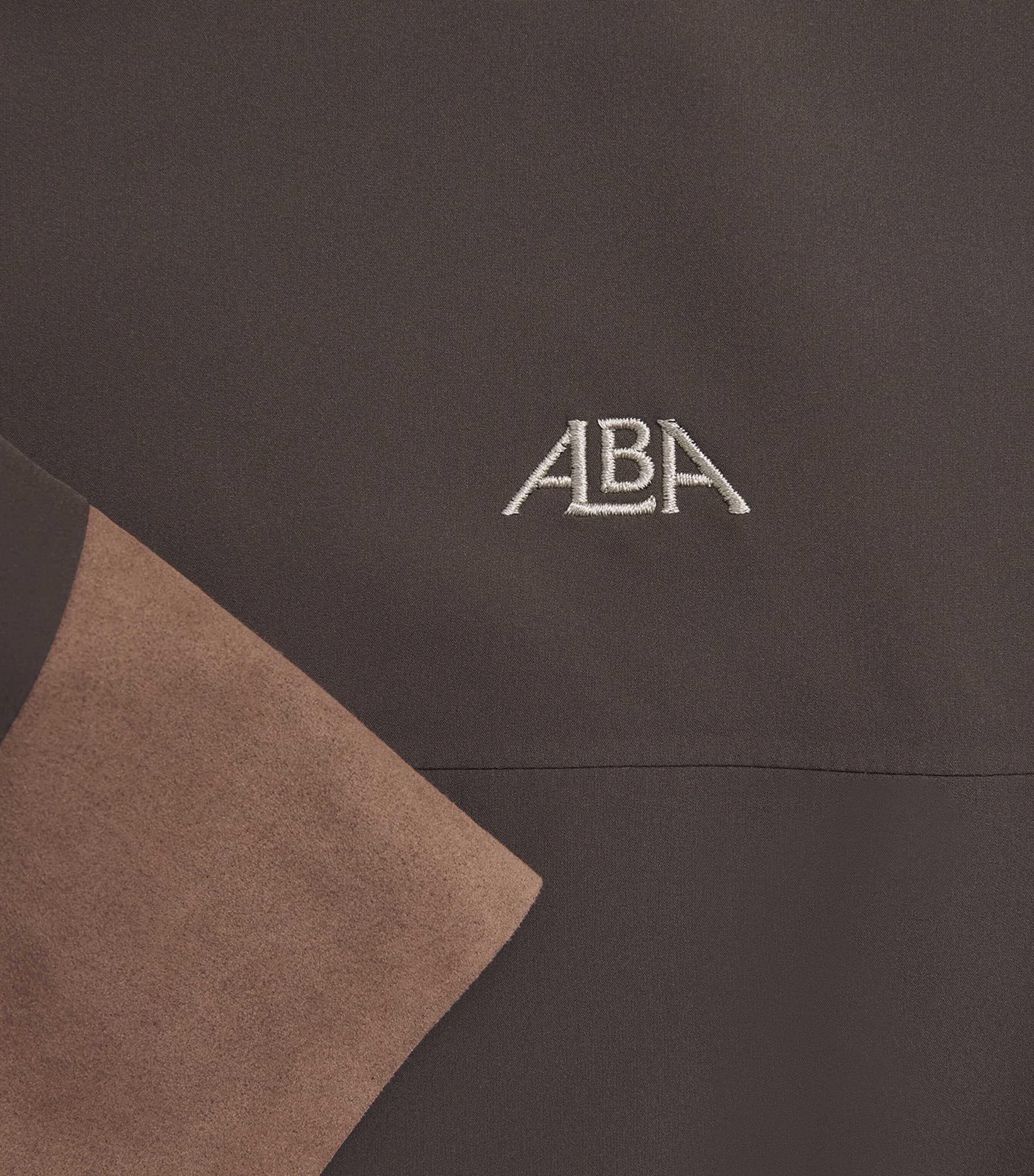 Alba Mens Quarter-Zip Jacket Mud Image 6