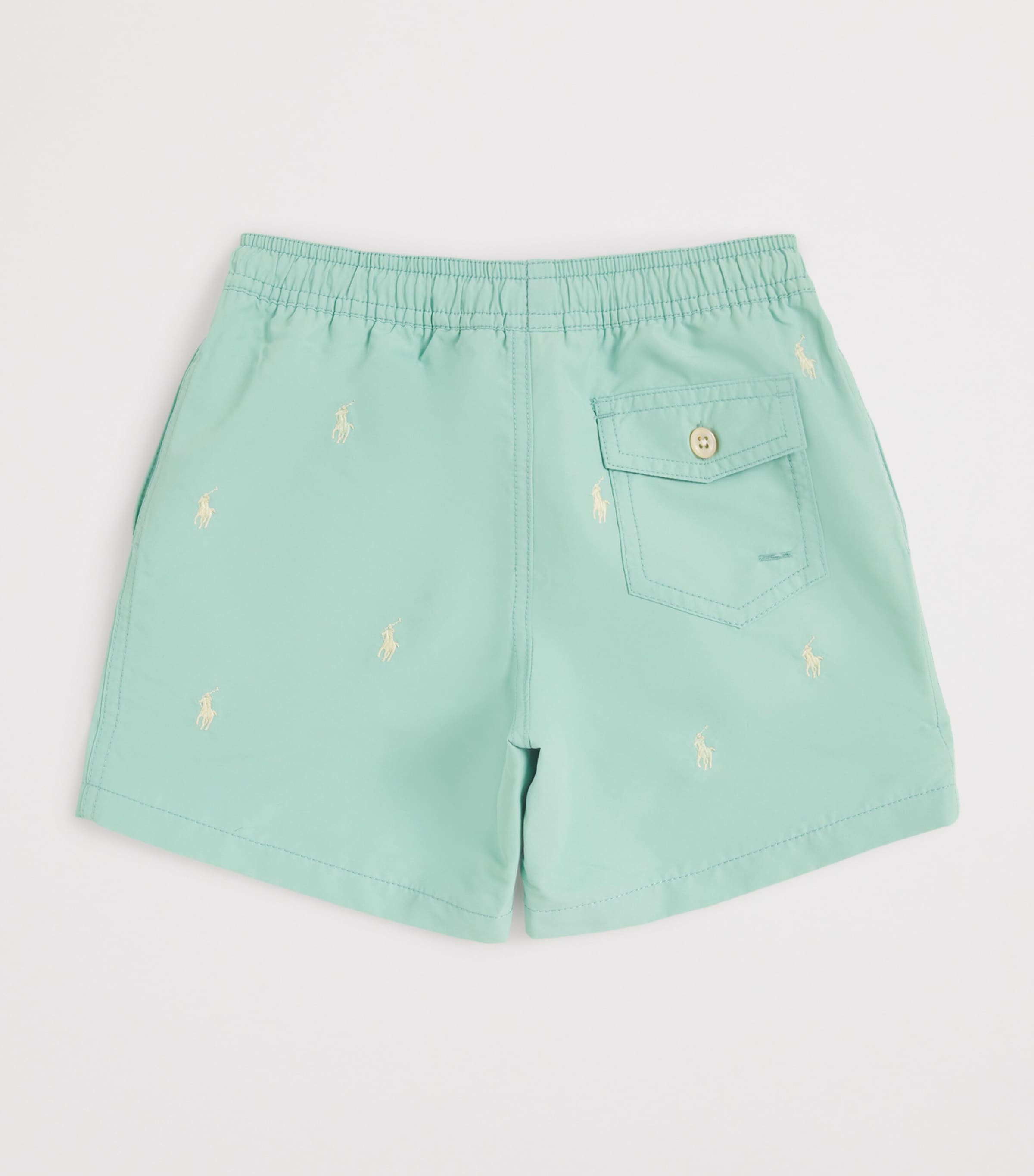 Polo Pony Swim Shorts (6-14 Years) GREEN Image 2