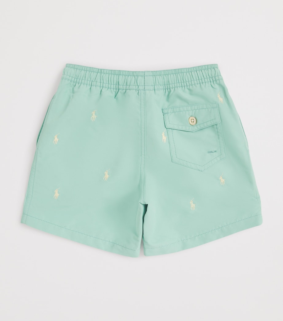 Polo Pony Swim Shorts (6-14 Years) GREEN Image 2