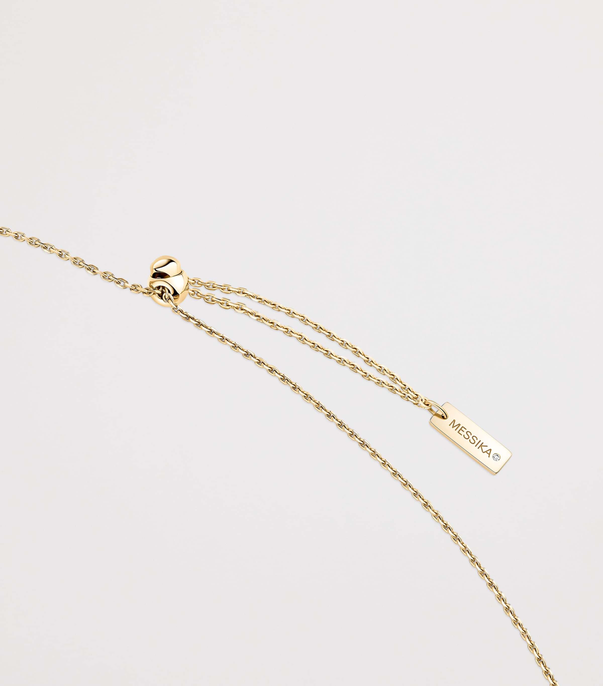 Messika Move 10th Birthday Yellow Gold and Diamond Necklace (0.70ct) Yellow Gold Image 4
