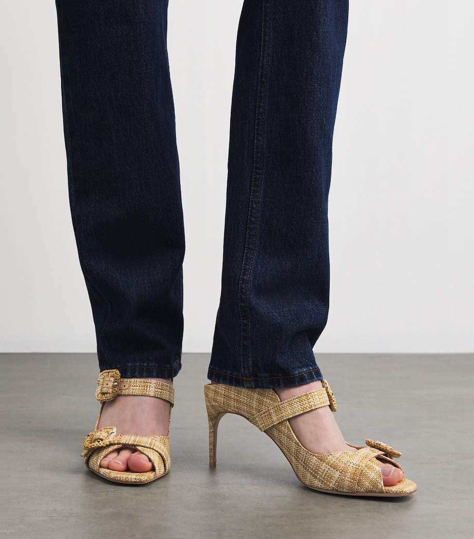 Raffia Isobel Heeled Sandals 70 LEGNO Image 6