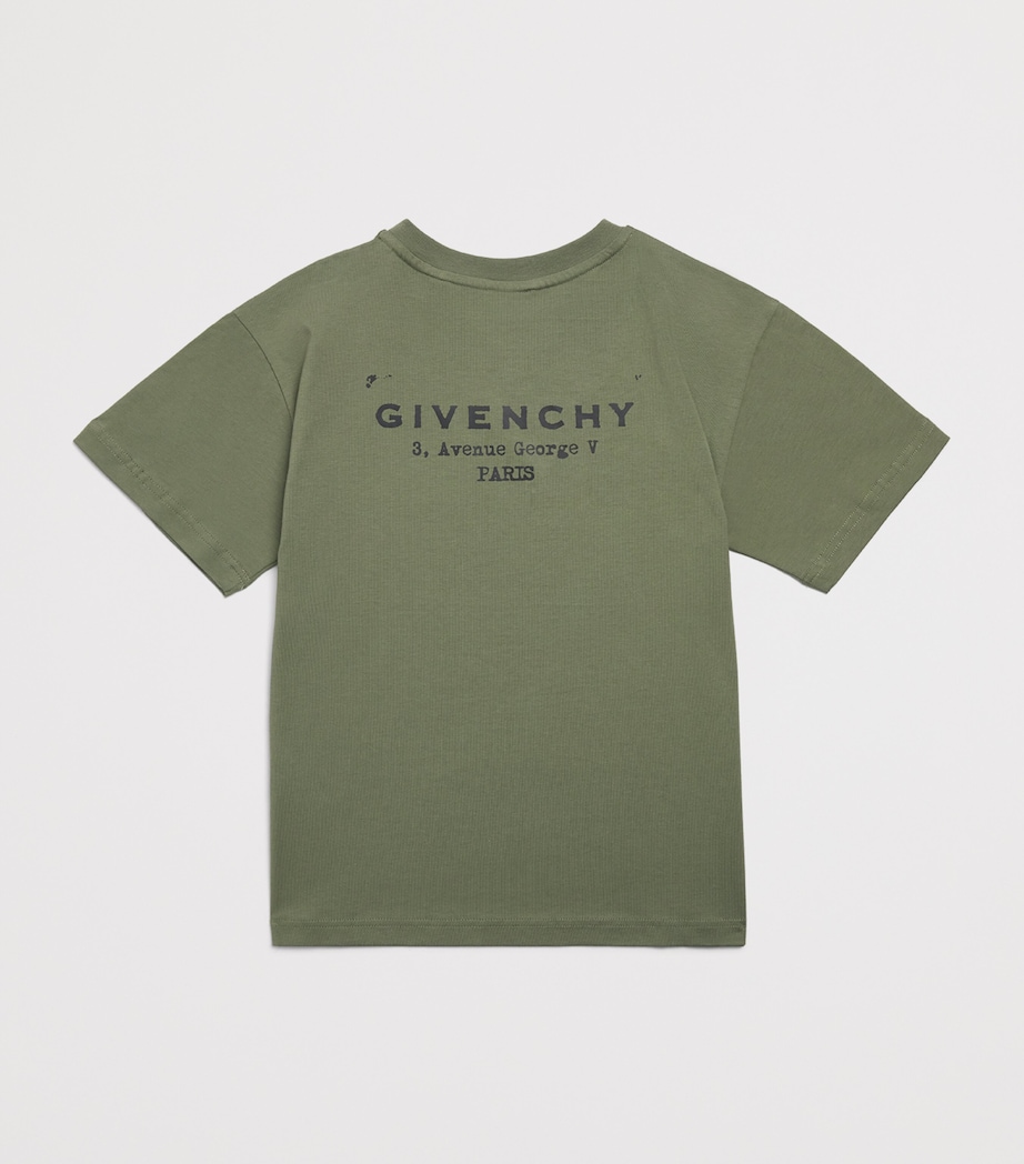 Cotton Logo T-Shirt (4-12 Years) H31075/645KHAKI Image 2
