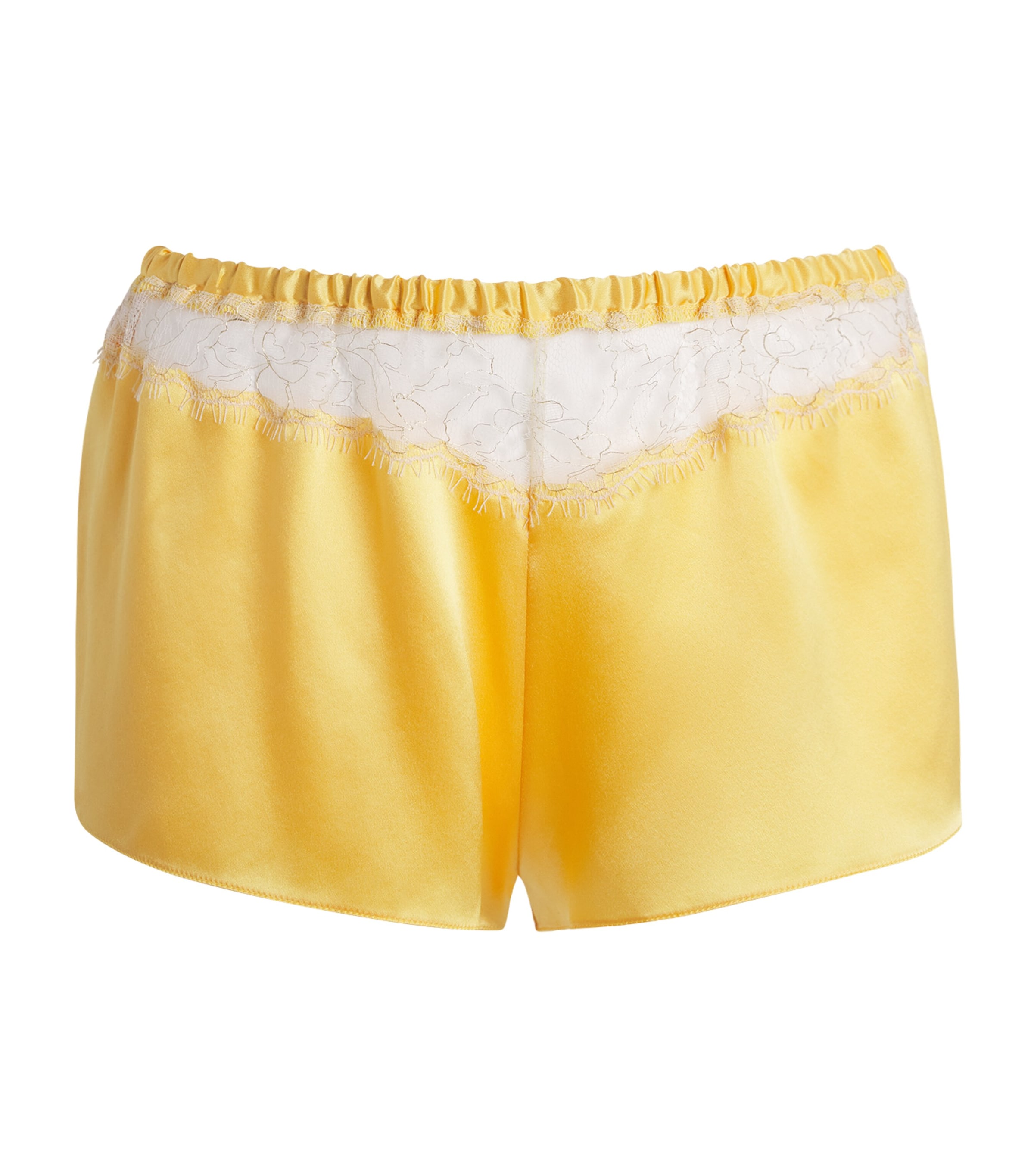 Silk Secret Garden Pyjama Shorts SUNLIT BLOOM Image 1