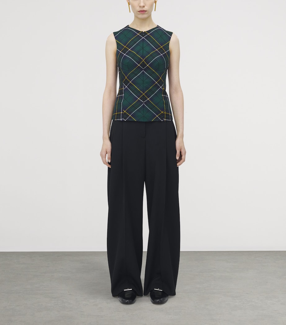 Wool Tartan Top 4348 Image 2
