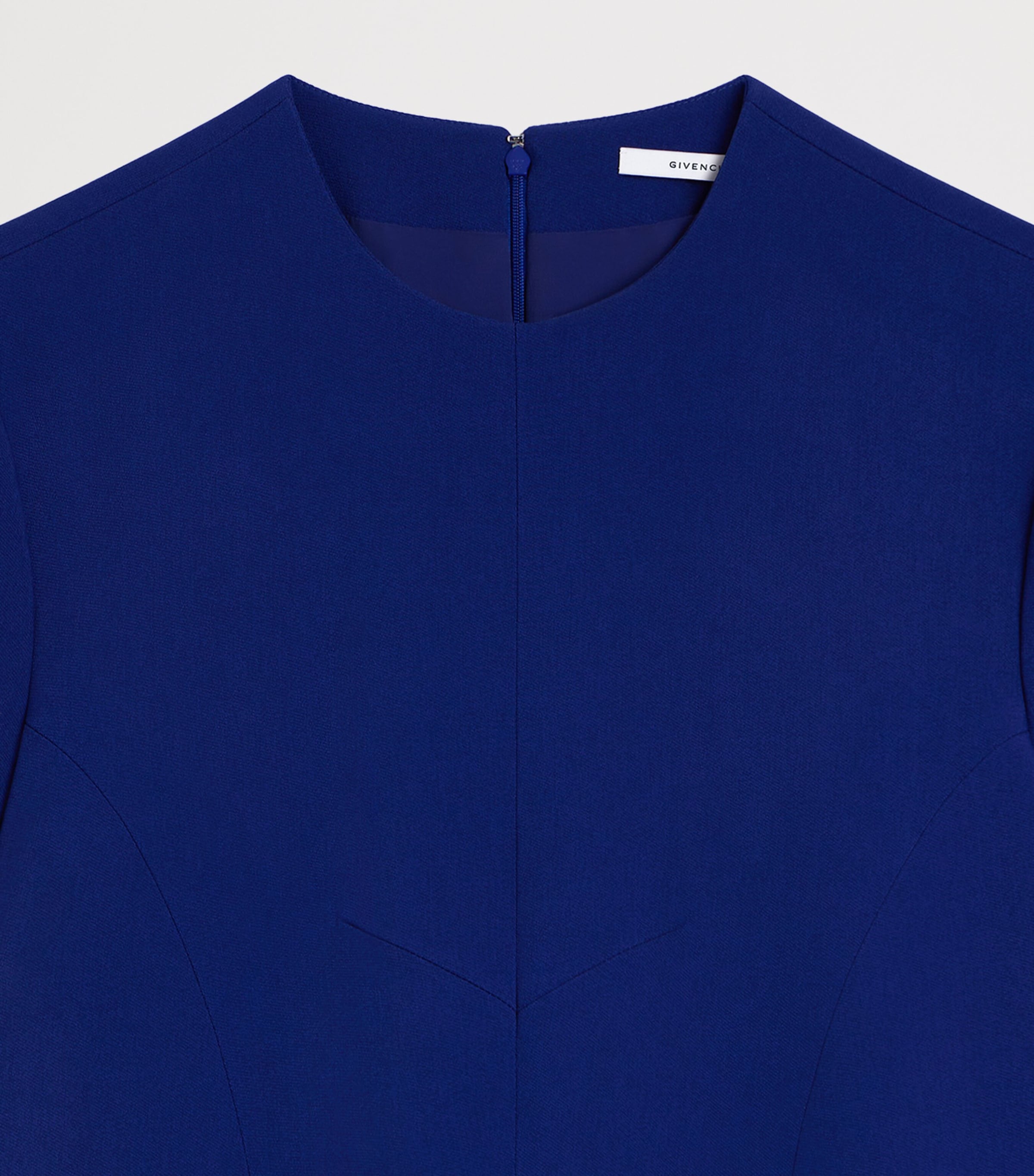 Givenchy Womens Round-Neck Flared Mini Dress Image 6