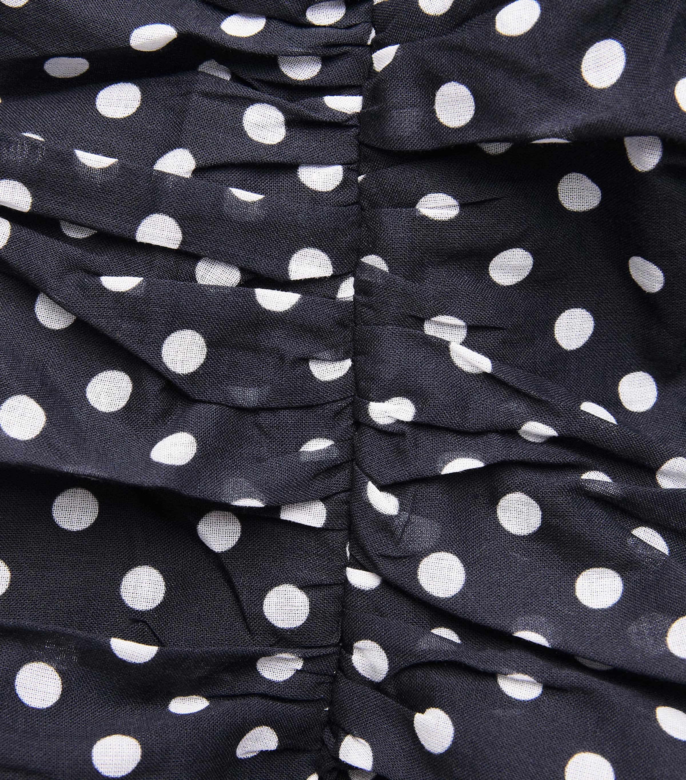 Charo Ruiz Ibiza Womens Polka Dot Senda Maxi Skirt Black Dots Image 6