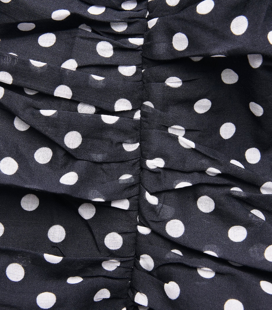 Charo Ruiz Ibiza Womens Polka Dot Senda Maxi Skirt Black Dots Image 6